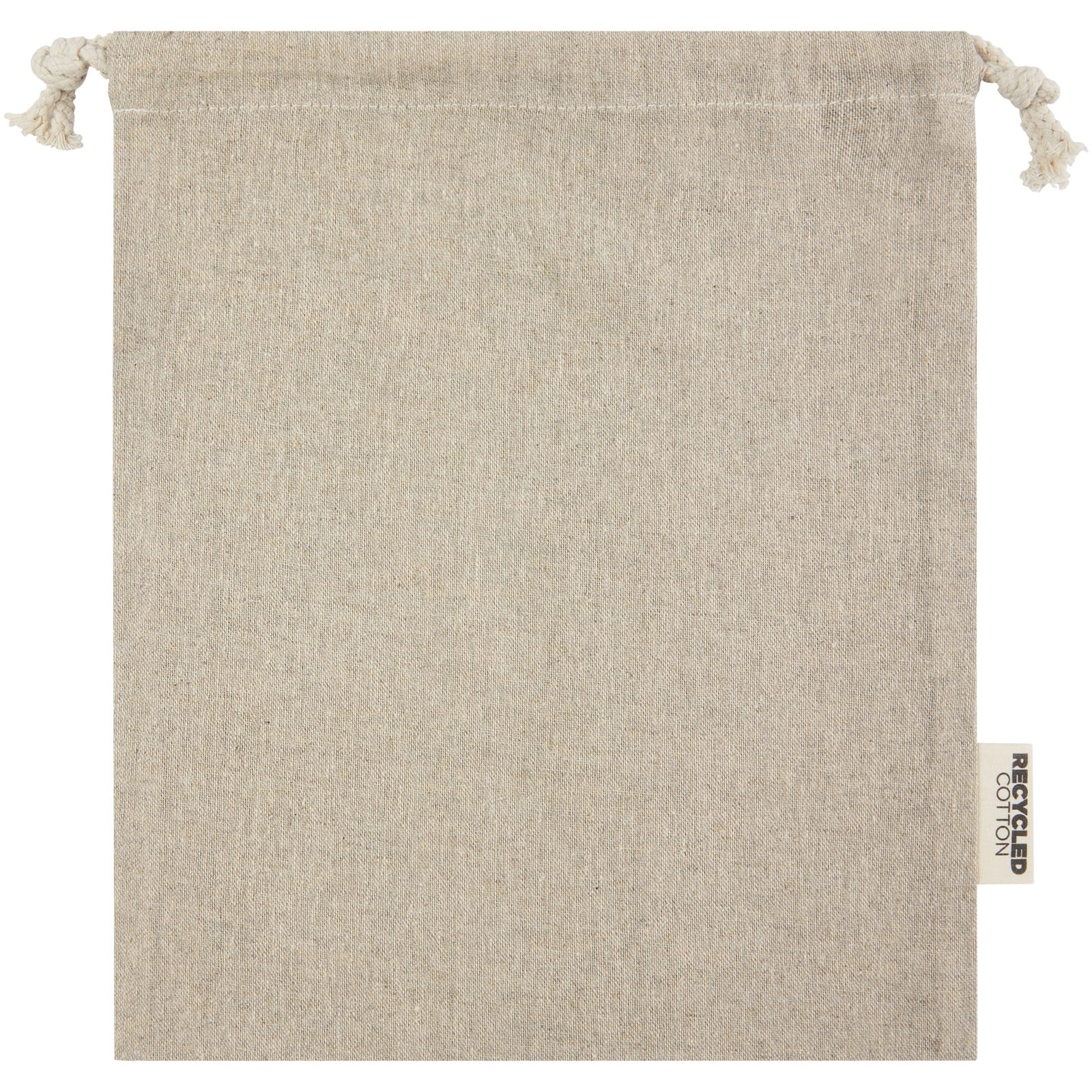 Immagine Sacchetto per confezione regalo medio in cotone riciclato 150 g/m² certificato GRS Pheebs - 1,5L