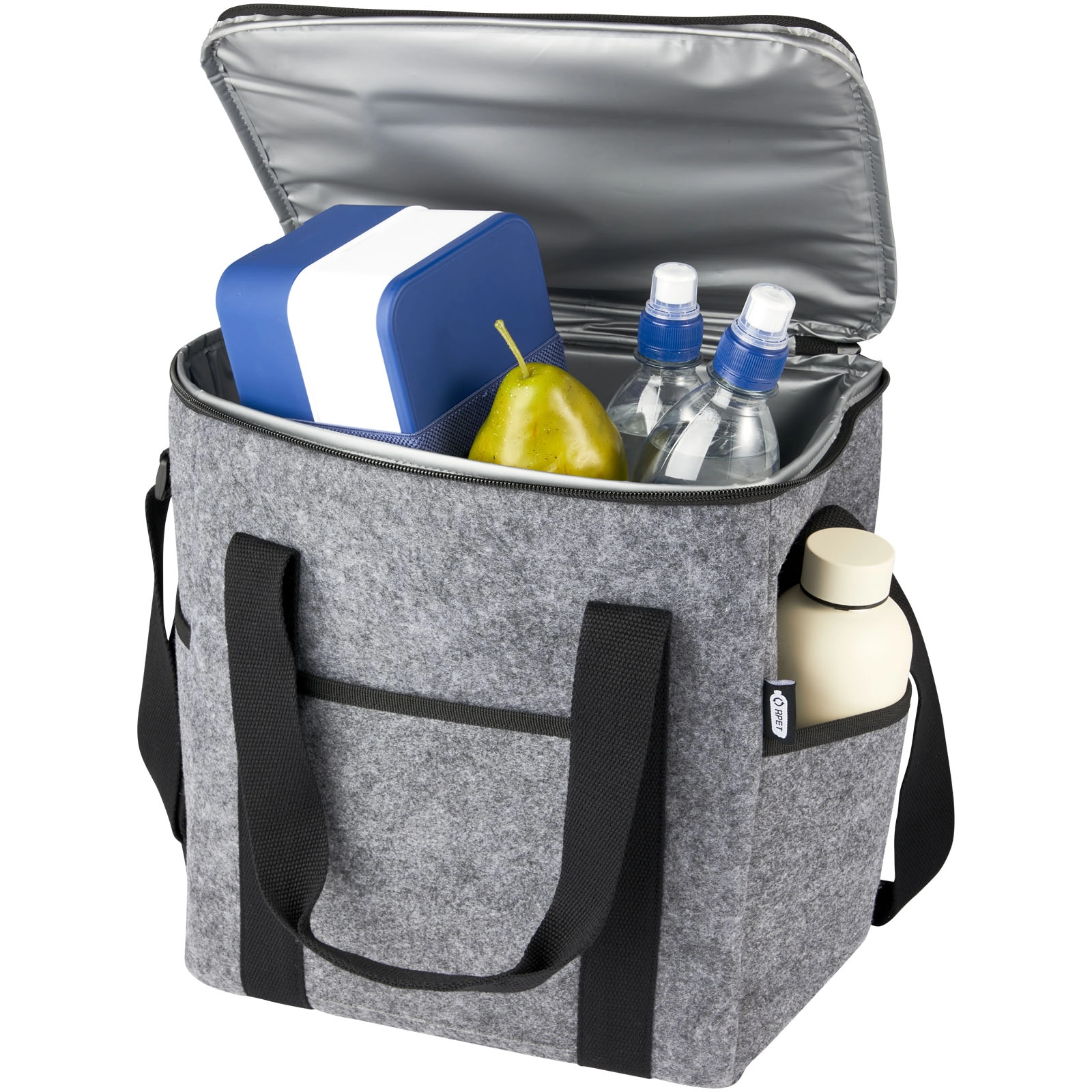 Immagine Borsa termica per bottiglie in feltro riciclato certificato GRS Felta - 21L