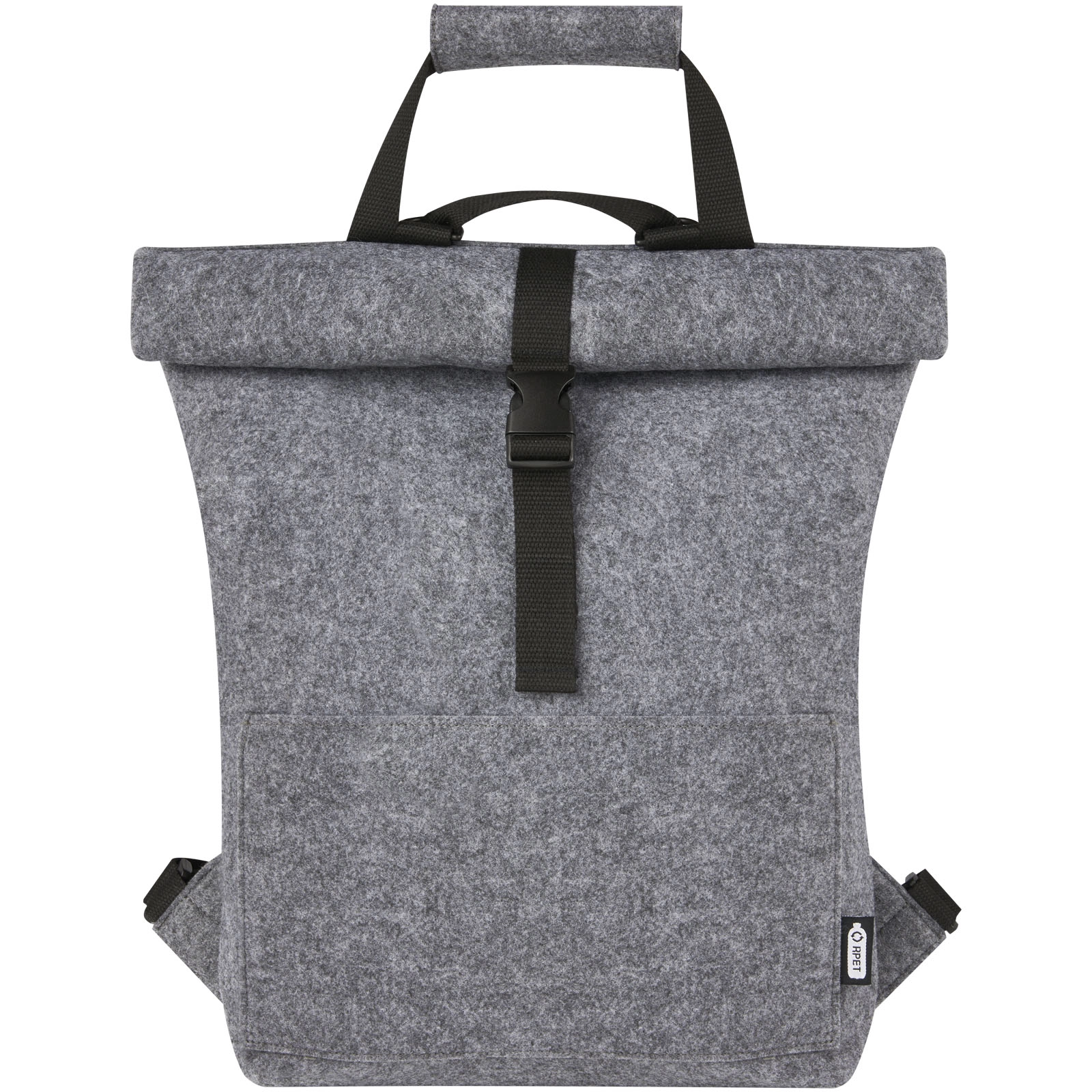 Immagine Borsa per bicicletta con chiusura arrotolabile in feltro riciclato GRS Felta - 13L