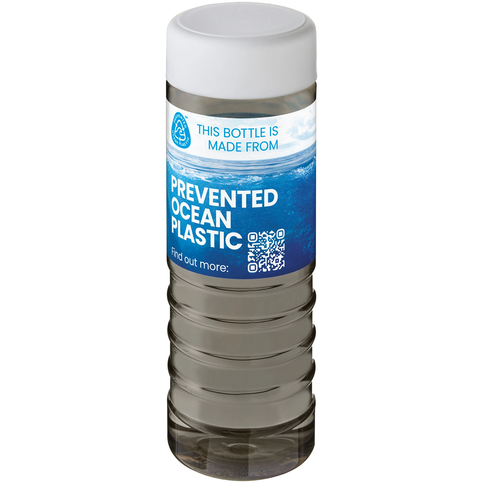 Immagine Borraccia sportiva da 750 ml con coperchio a vite H2O Active® Eco Treble