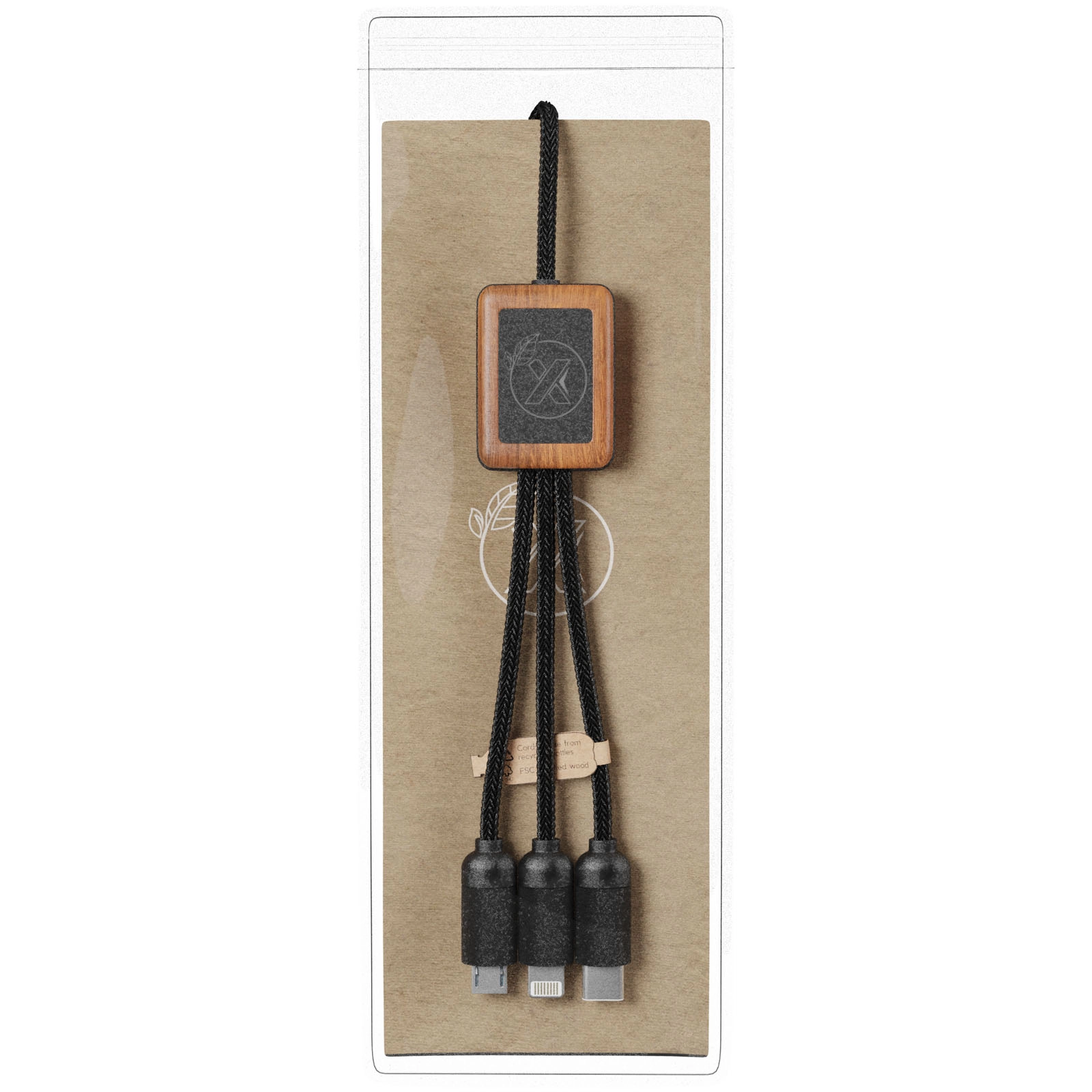 Immagine Cavo SCX.design C29 in bambù 3-in-1