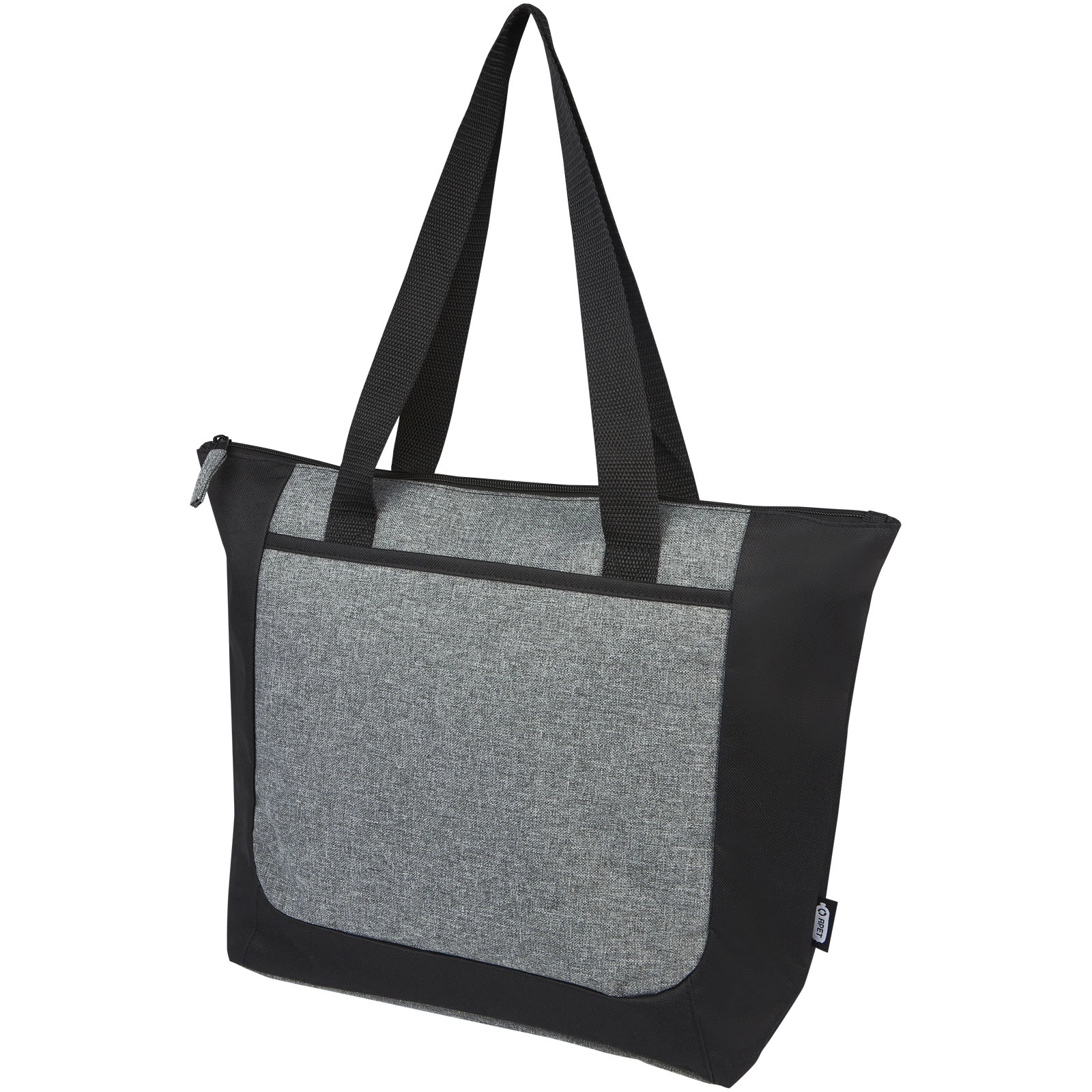 Immagine Tote bag bicolore con zip in materiale riciclato certificato GRS Reclaim 15L