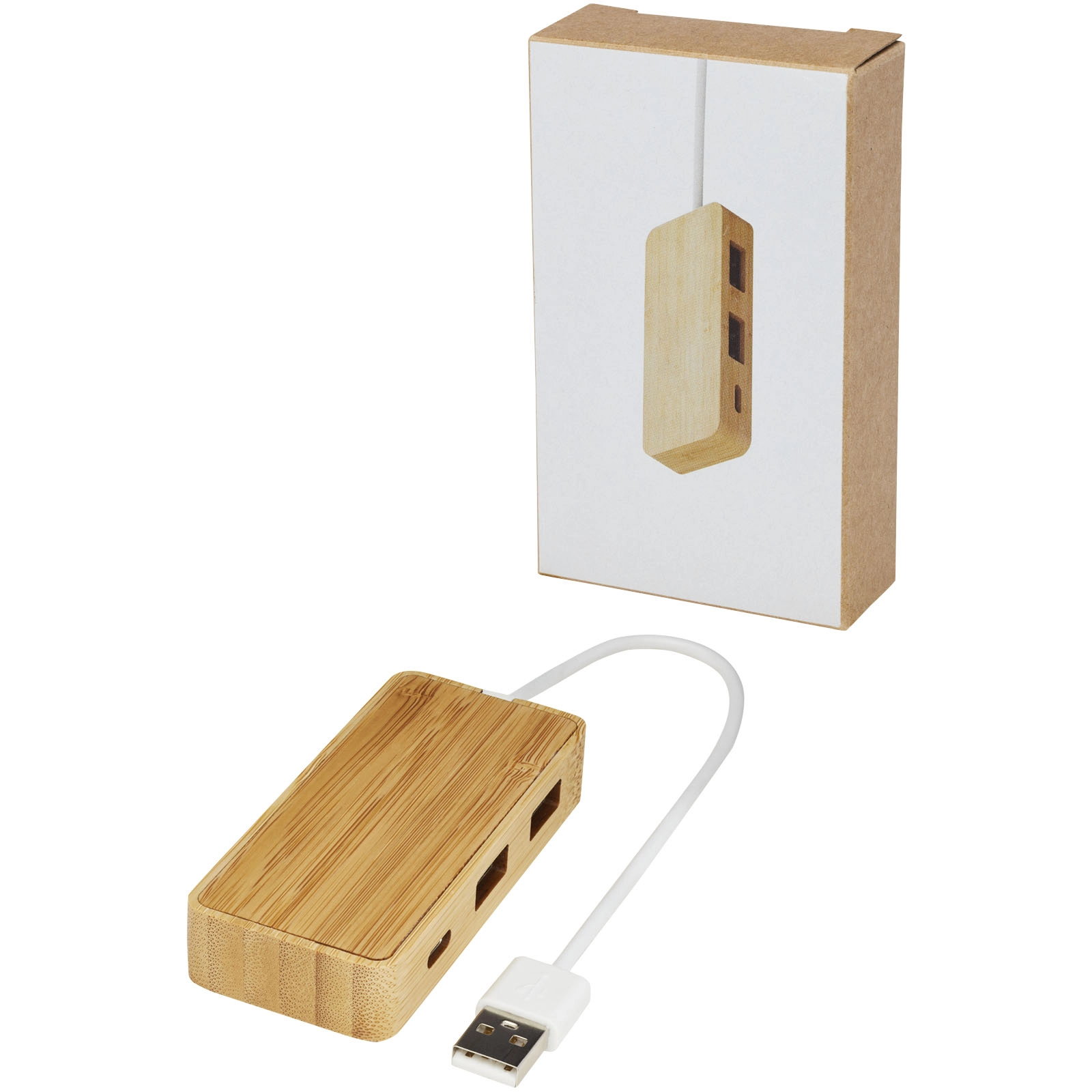Immagine Hub USB in bambù Tapas