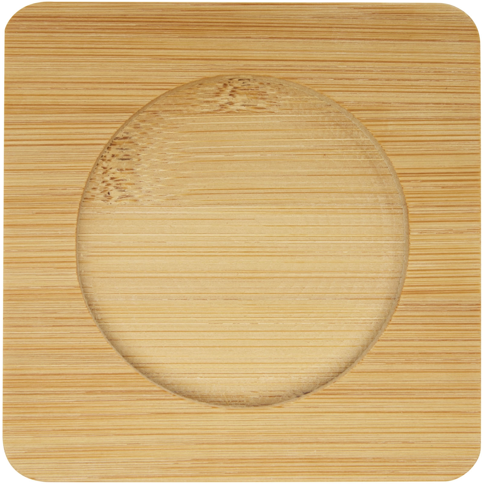 Immagine Set di 2 tazze in vetro a doppia parete da 350 ml con sottobicchiere in bambù Manti 