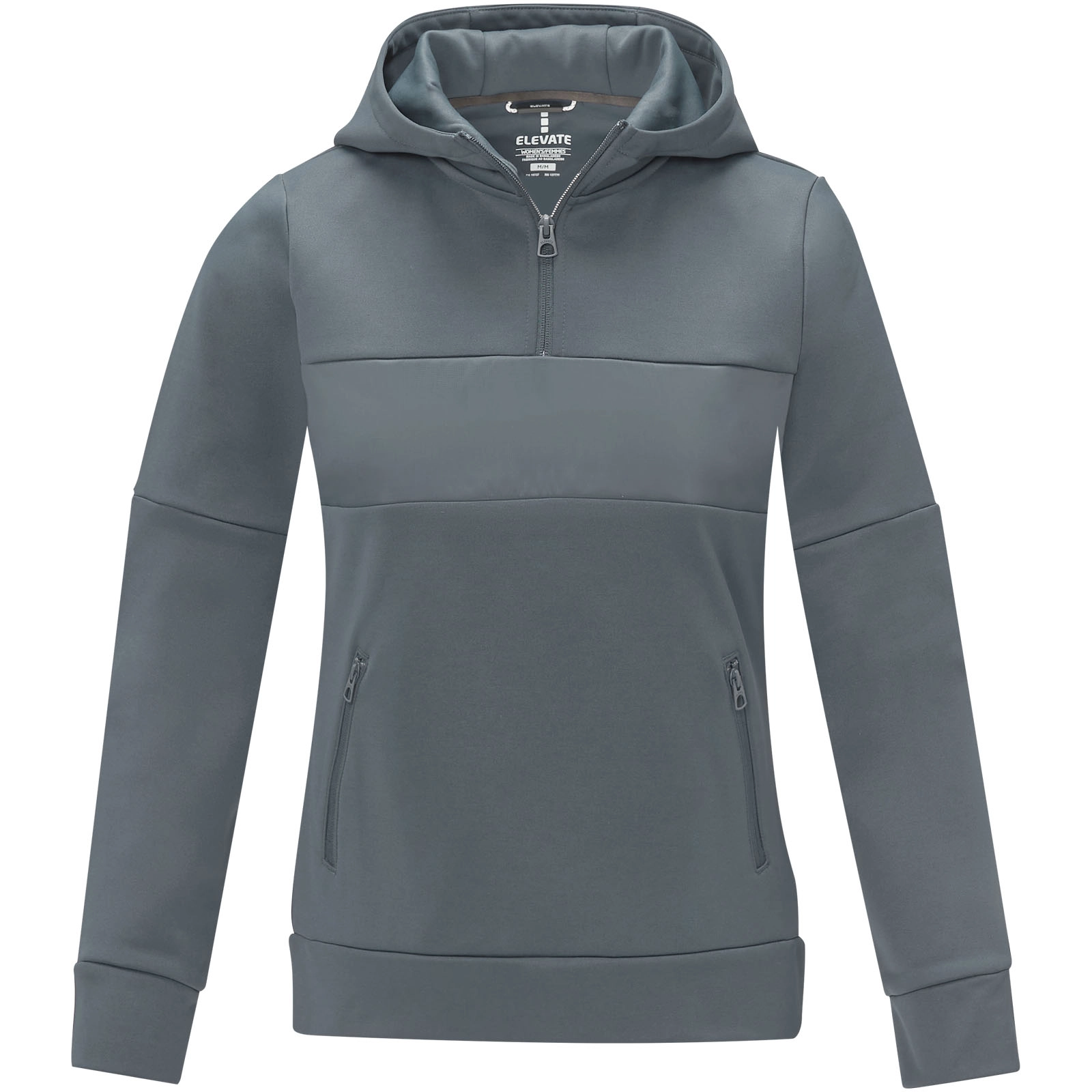 Immagine Felpa anorak con cappuccio da donna a mezza zip Sayan