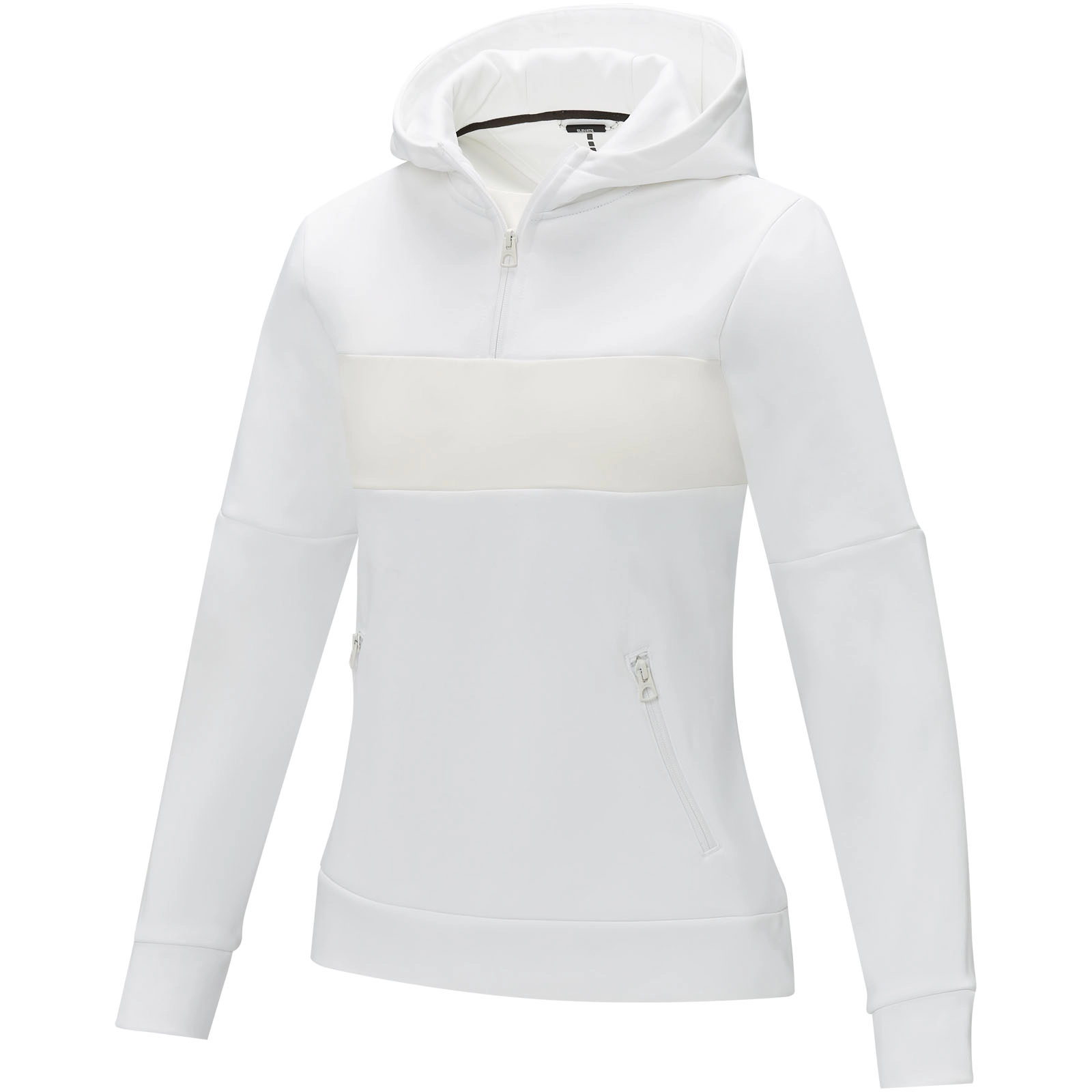 Immagine Felpa anorak con cappuccio da donna a mezza zip Sayan