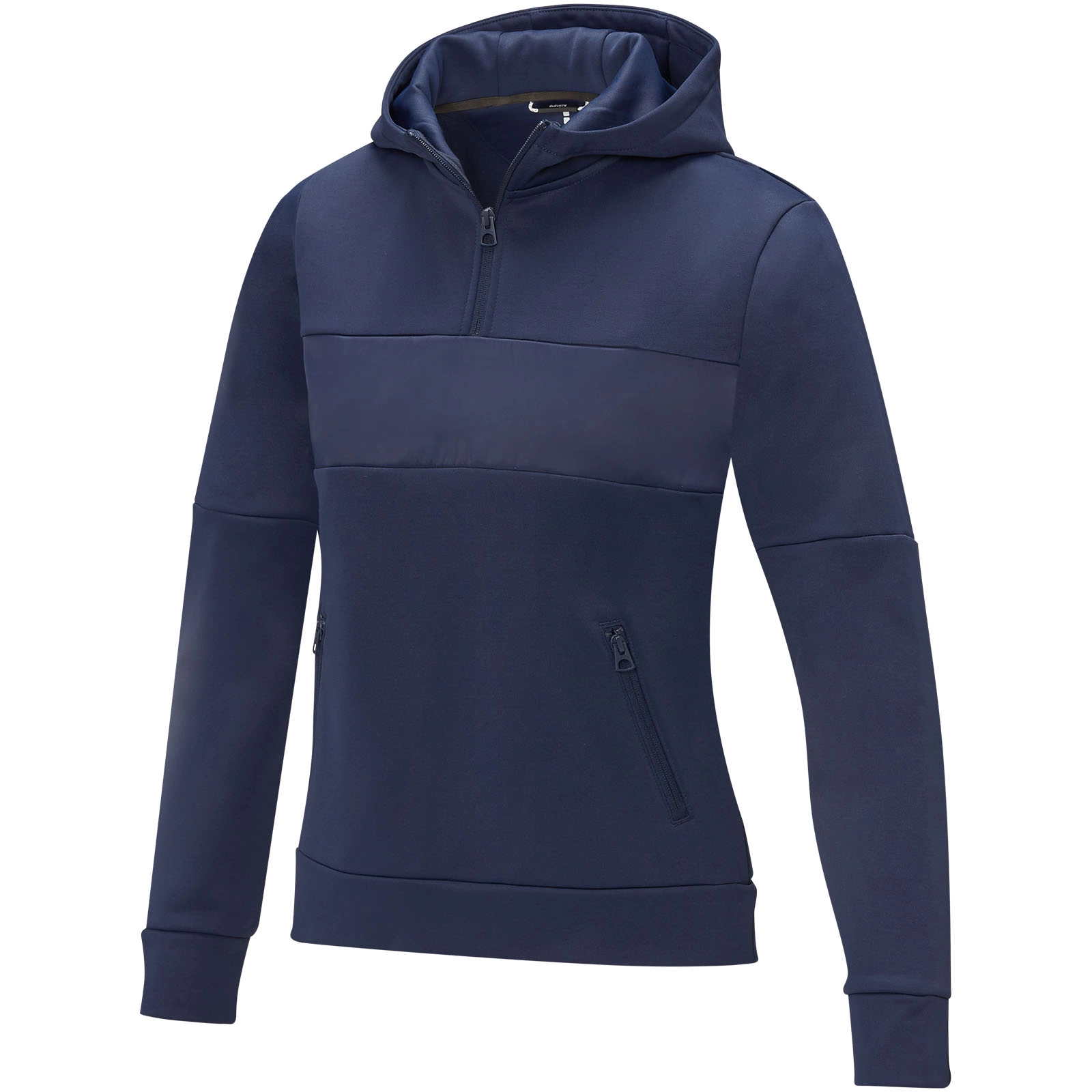 Immagine Felpa anorak con cappuccio da donna a mezza zip Sayan