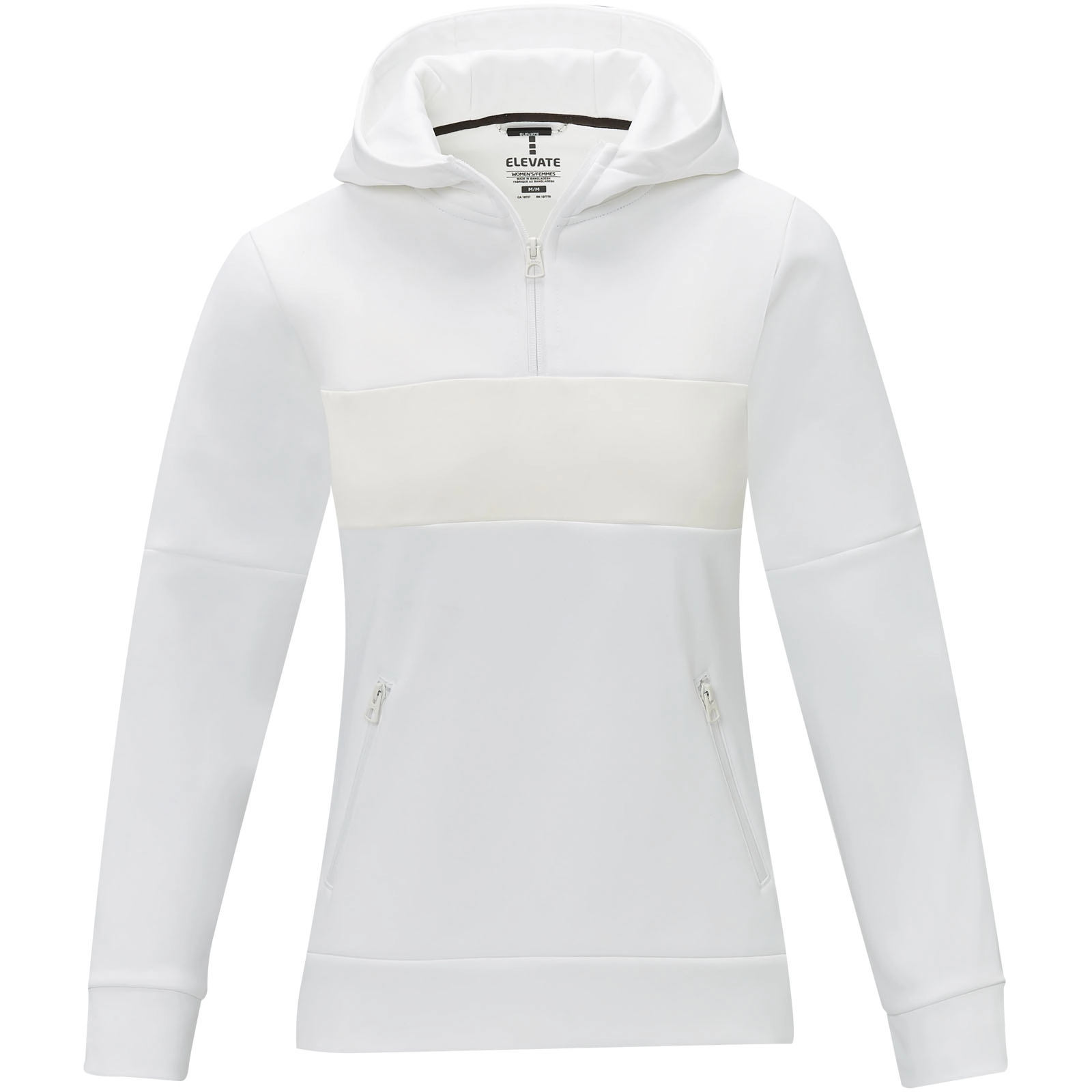 Immagine Felpa anorak con cappuccio da donna a mezza zip Sayan
