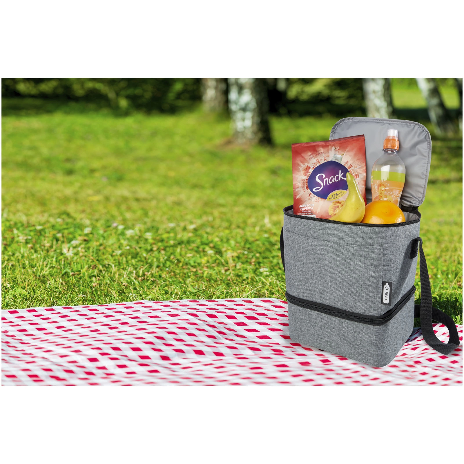 Immagine Borsa frigo portapranzo Tundra per 9 lattine in PET riciclato certificato GRS - 9L