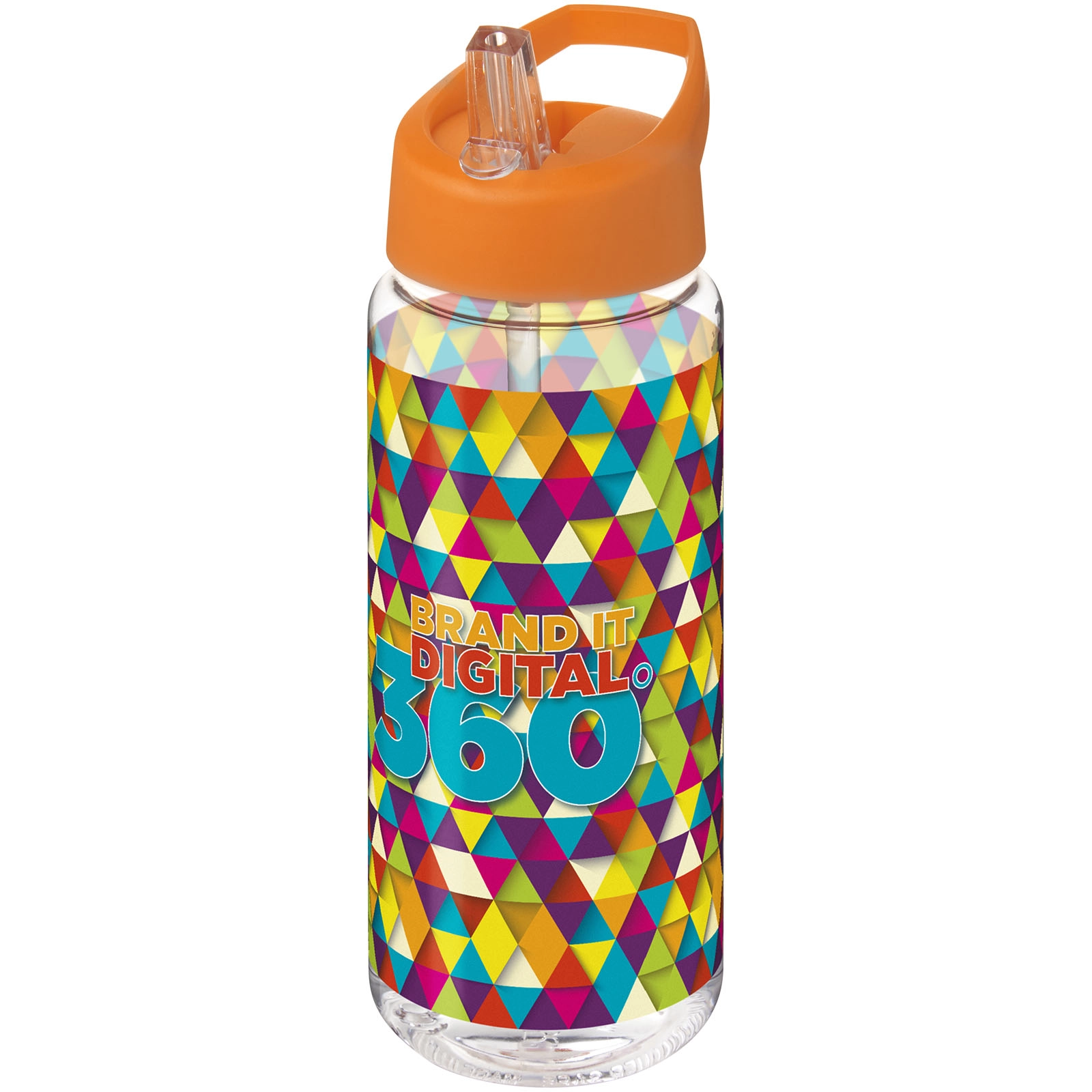 Immagine Borraccia sportiva H2O Active® Octave Tritan™ da 600 ml con coperchio con beccuccio
