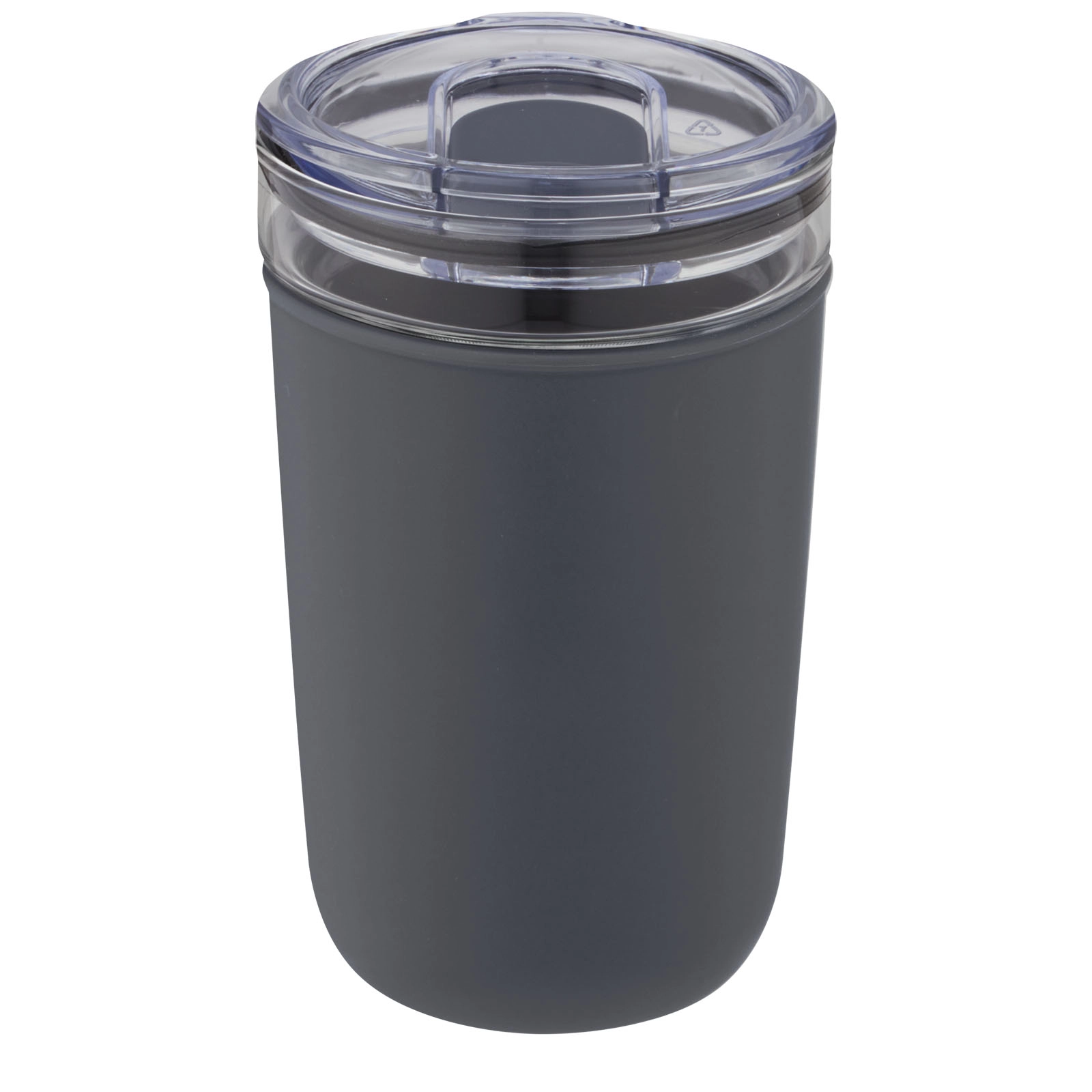 Immagine Bicchiere Bello da 420 ml in vetro con parete esterna in plastica riciclata