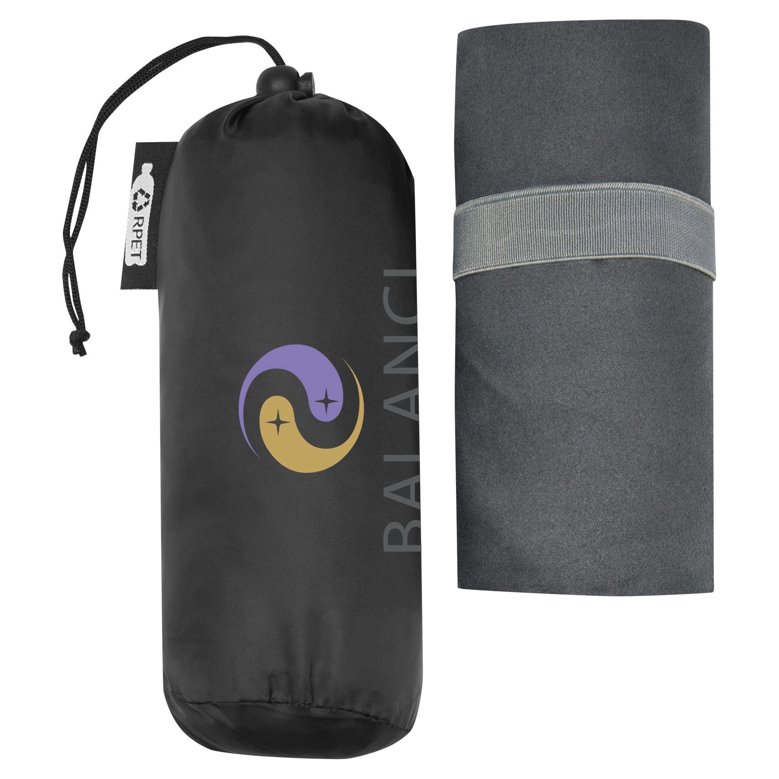 Immagine Asciugamano Pieter ultra leggero e ad asciugatura rapida in PET riciclato 130 x 80 cm