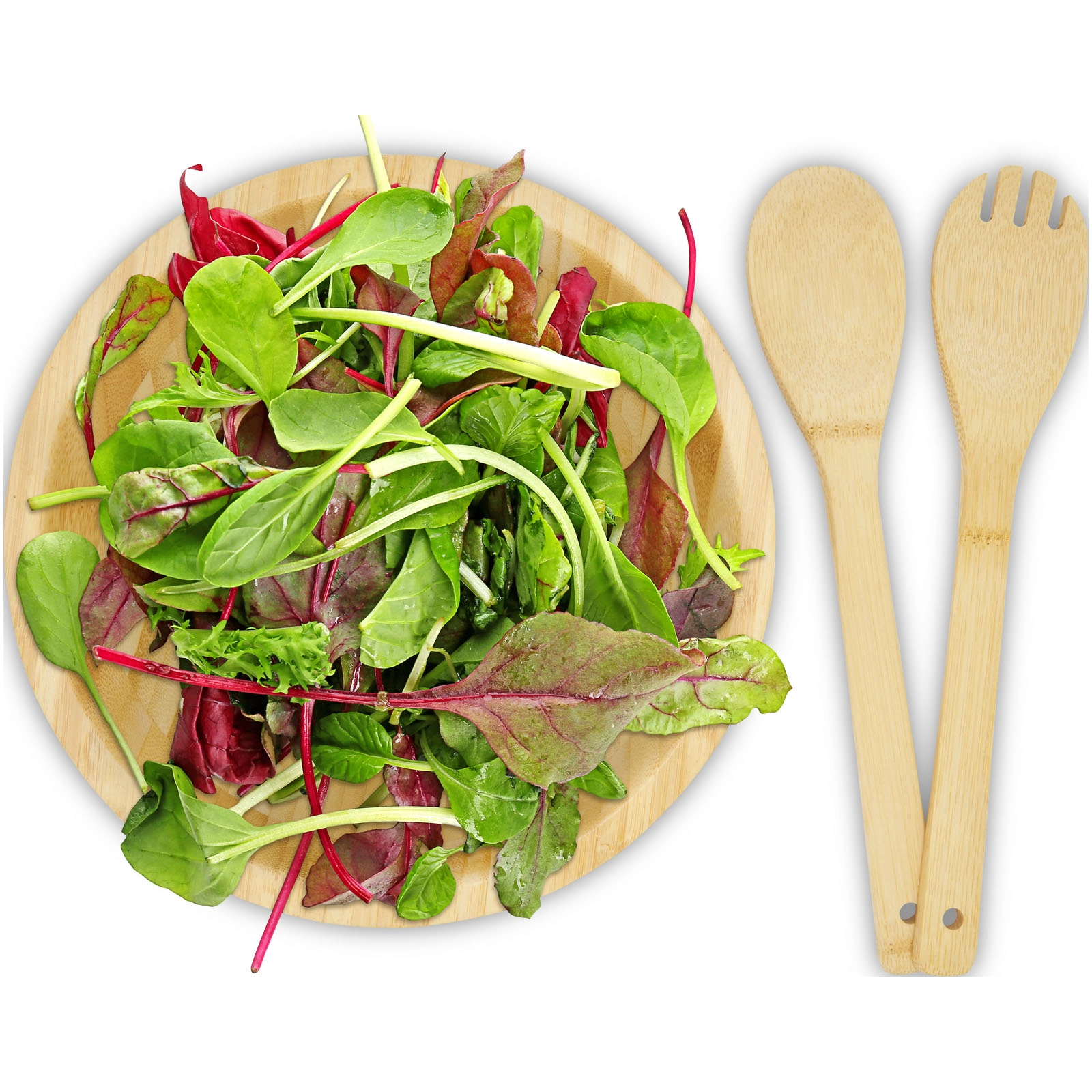 Immagine Ciotola e utensili Argulls in bambù per insalata