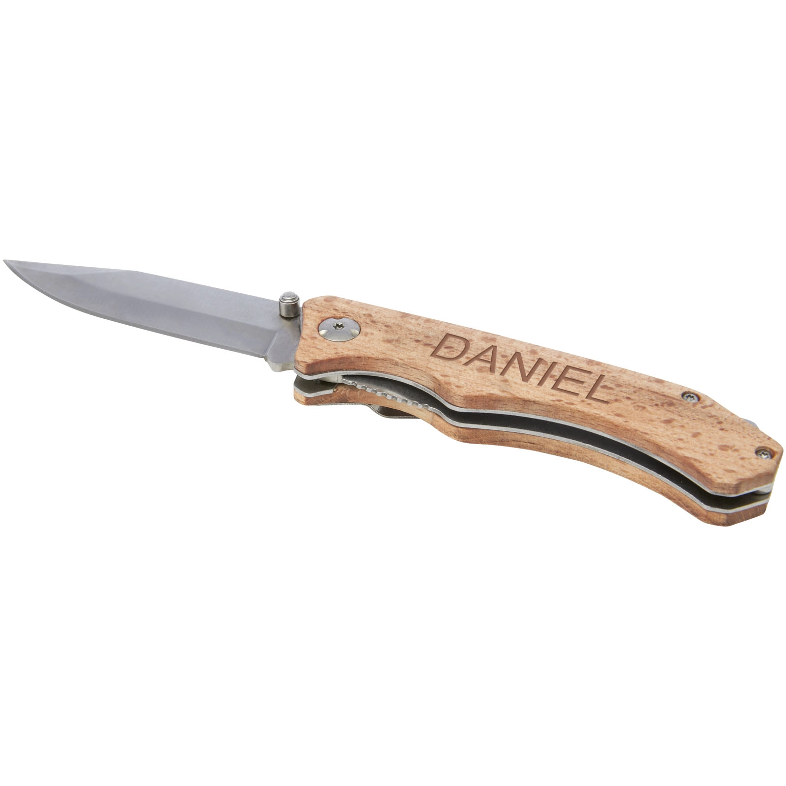 Immagine Coltello tascabile Dave in legno con clip per cintura