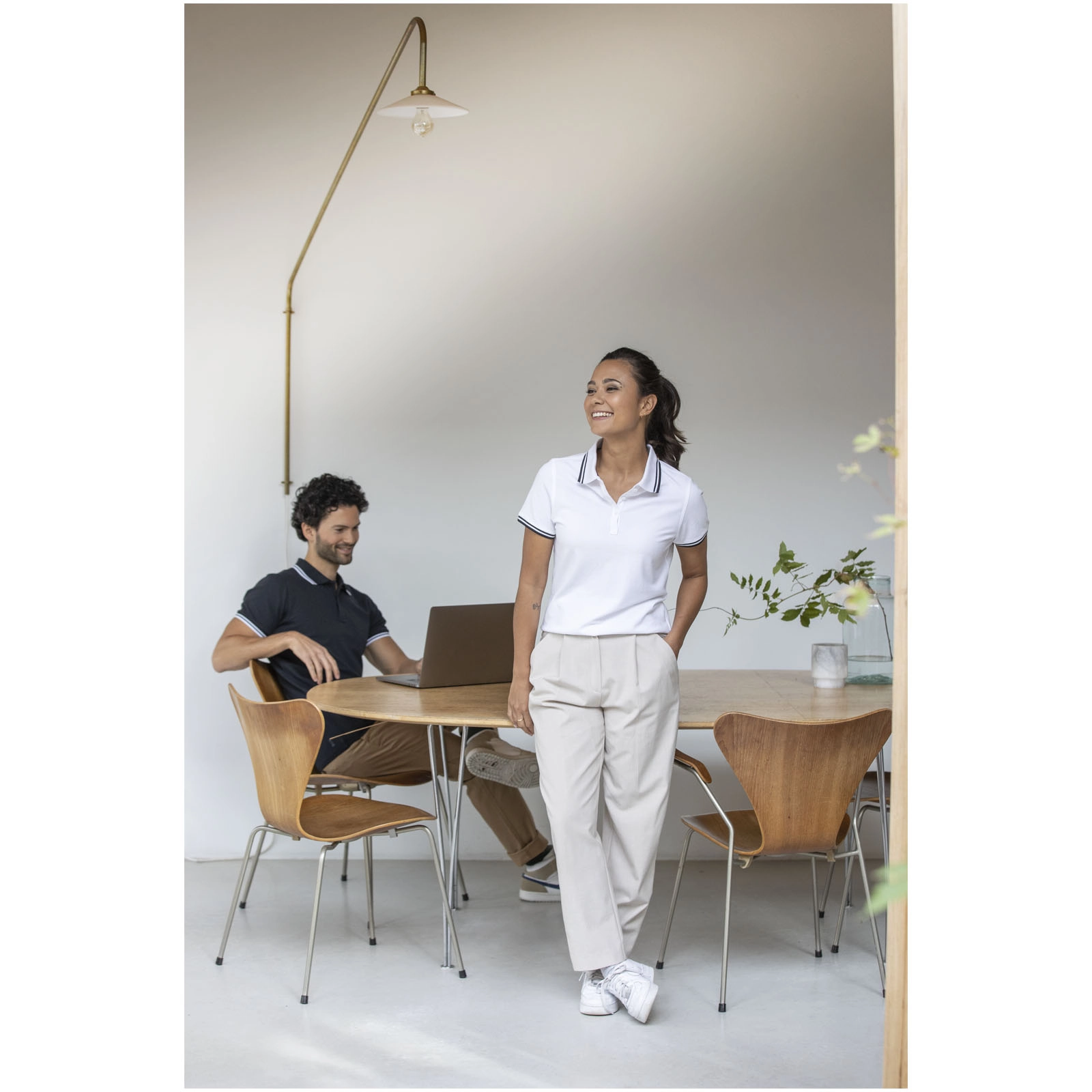 Immagine Polo tipping Amarago da uomo a manica corta