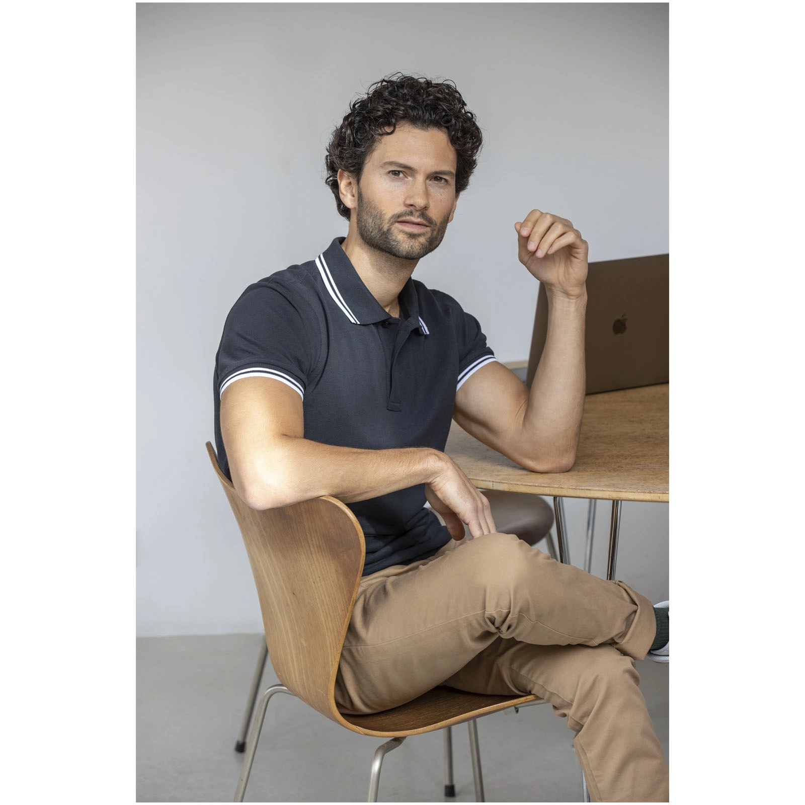 Immagine Polo tipping Amarago da uomo a manica corta