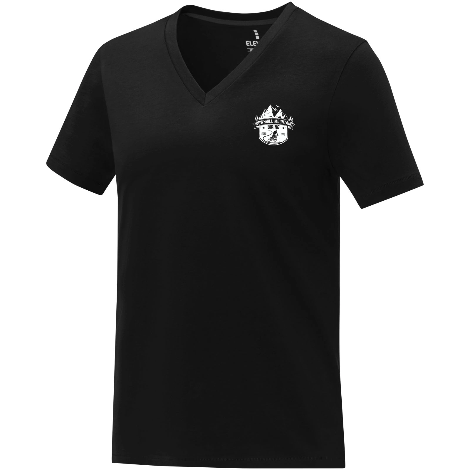 Immagine T-shirt Somoto da donna a manica corta con collo a V 