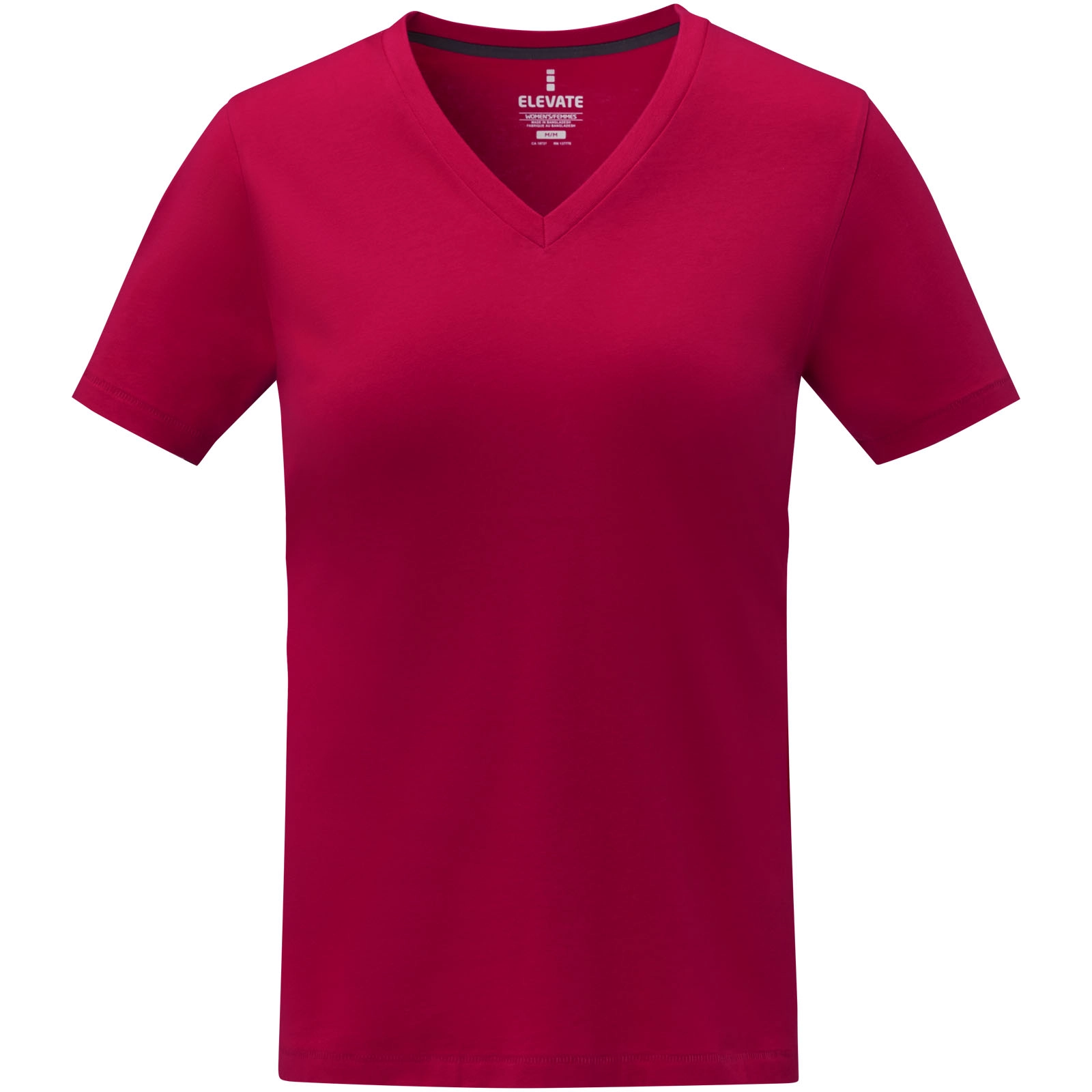 Immagine T-shirt Somoto da donna a manica corta con collo a V 