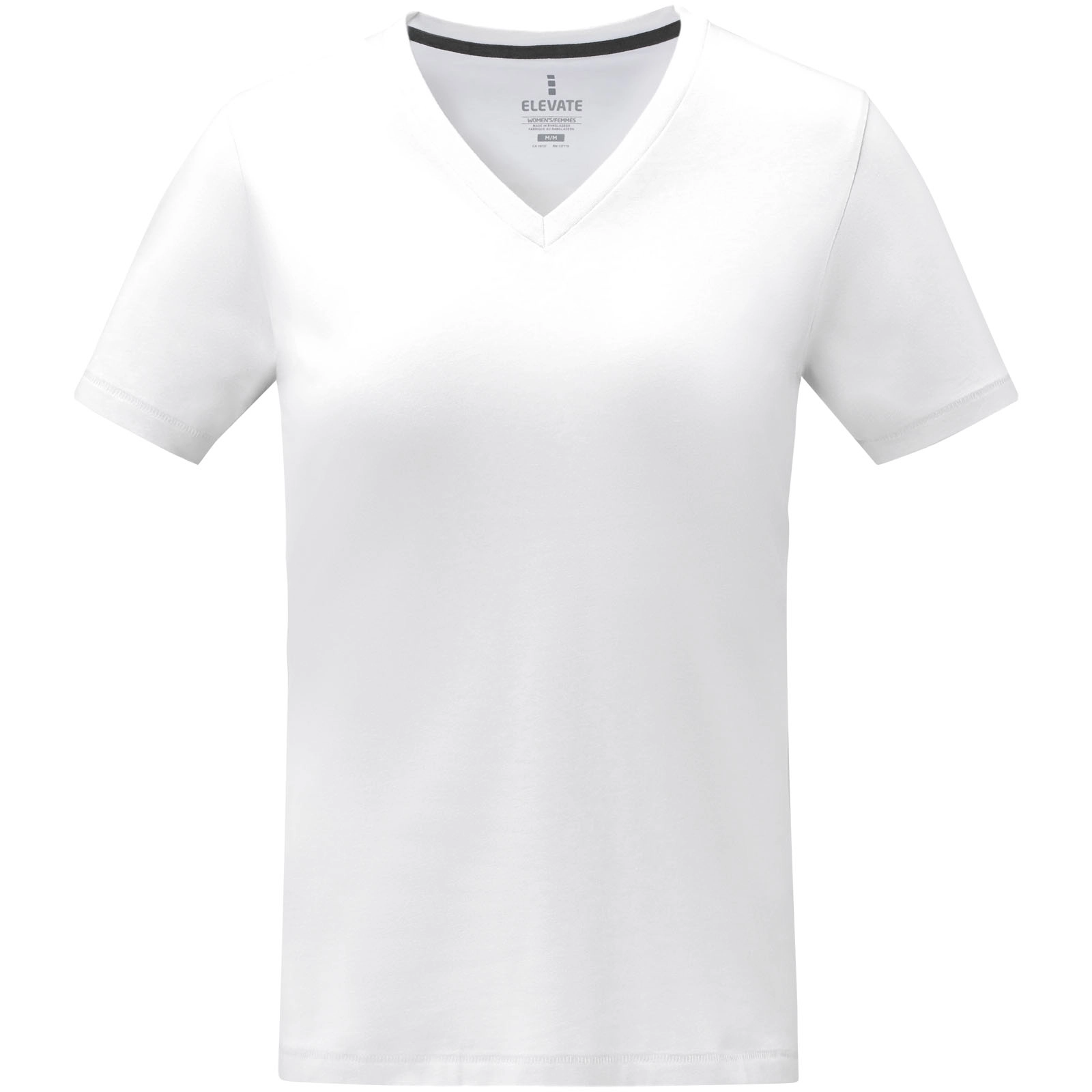 Immagine T-shirt Somoto da donna a manica corta con collo a V 