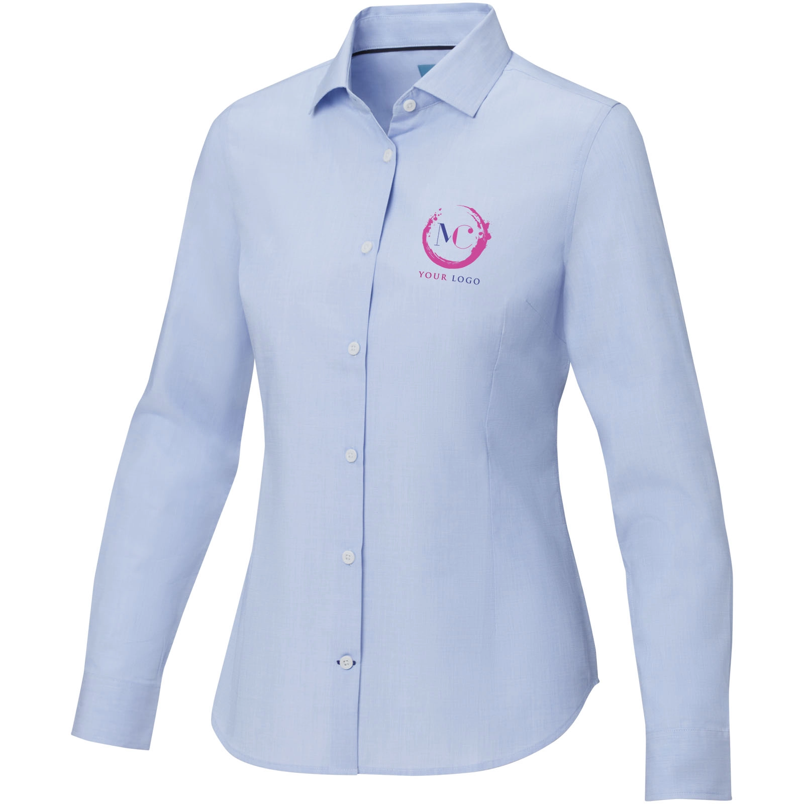 Immagine Camicia a maniche lunghe da donna in tessuto biologico Cuprite