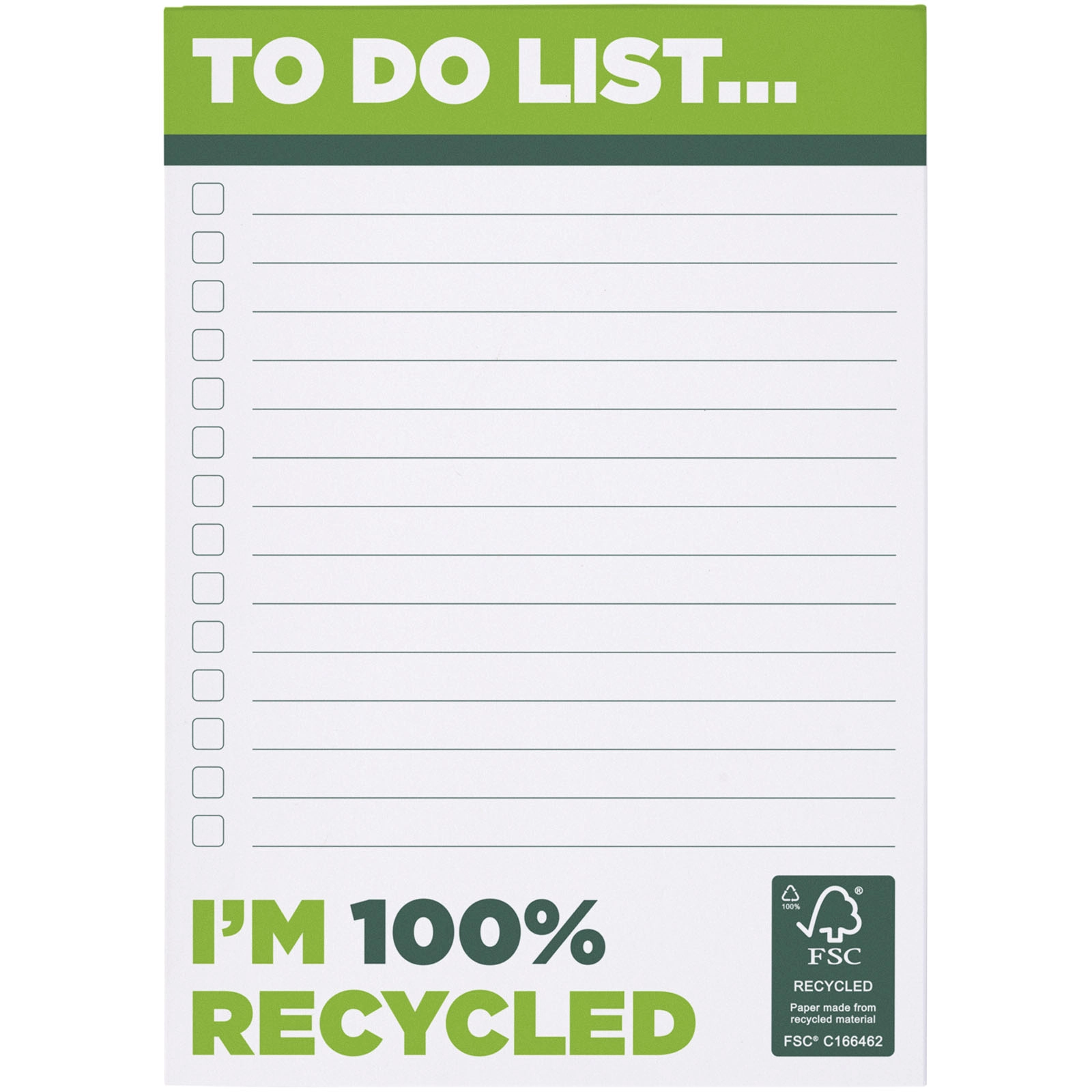 Immagine Blocco note A6 in carta riciclata Desk-Mate®