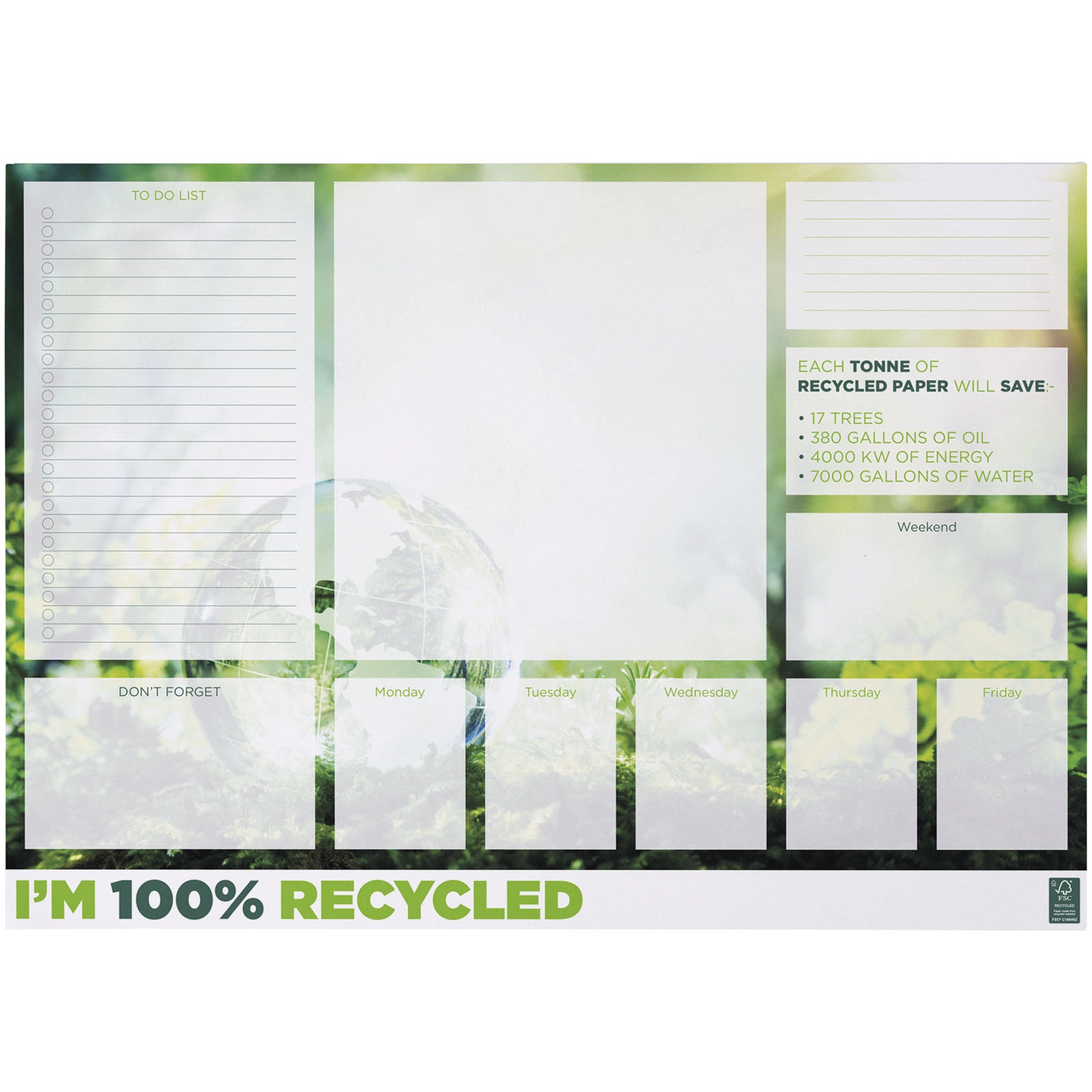 Immagine Blocco note A2 in carta riciclata Desk-Mate®
