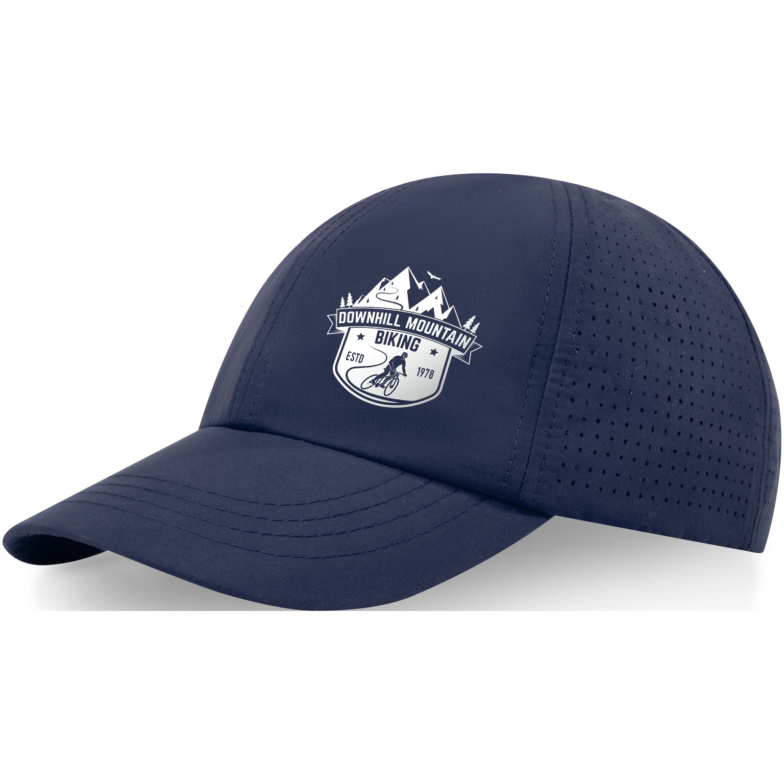 Immagine Cappellino cool-fit a 6 pannelli in materiale riciclato certificato GRS Mica