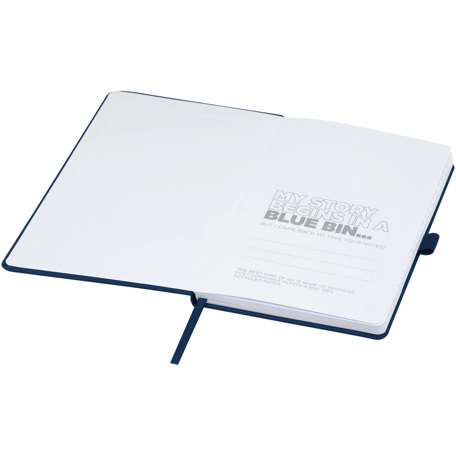 Immagine Blocco note A5 in carta riciclata con cover in PET riciclato Honua