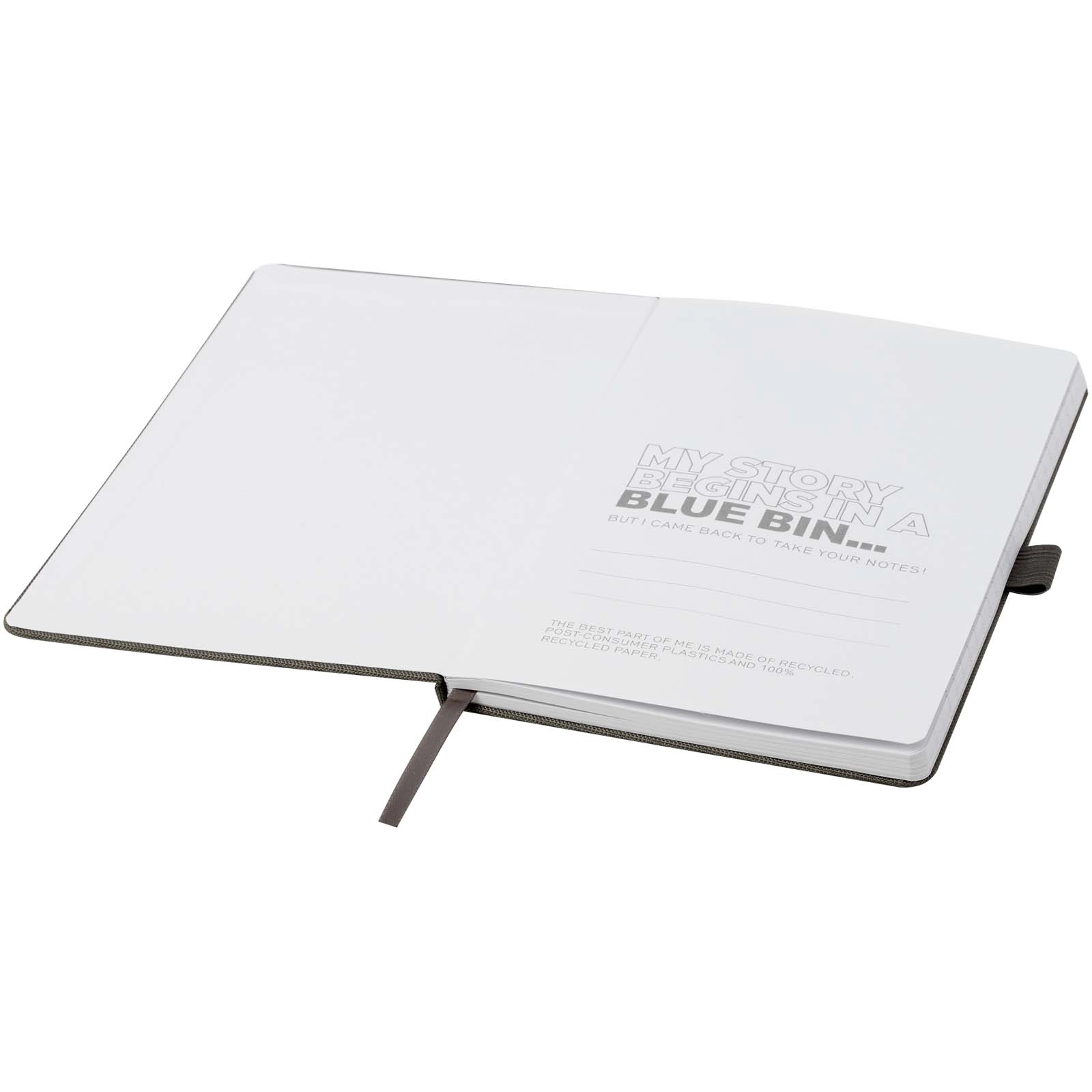 Immagine Blocco note A5 in carta riciclata con cover in PET riciclato Honua