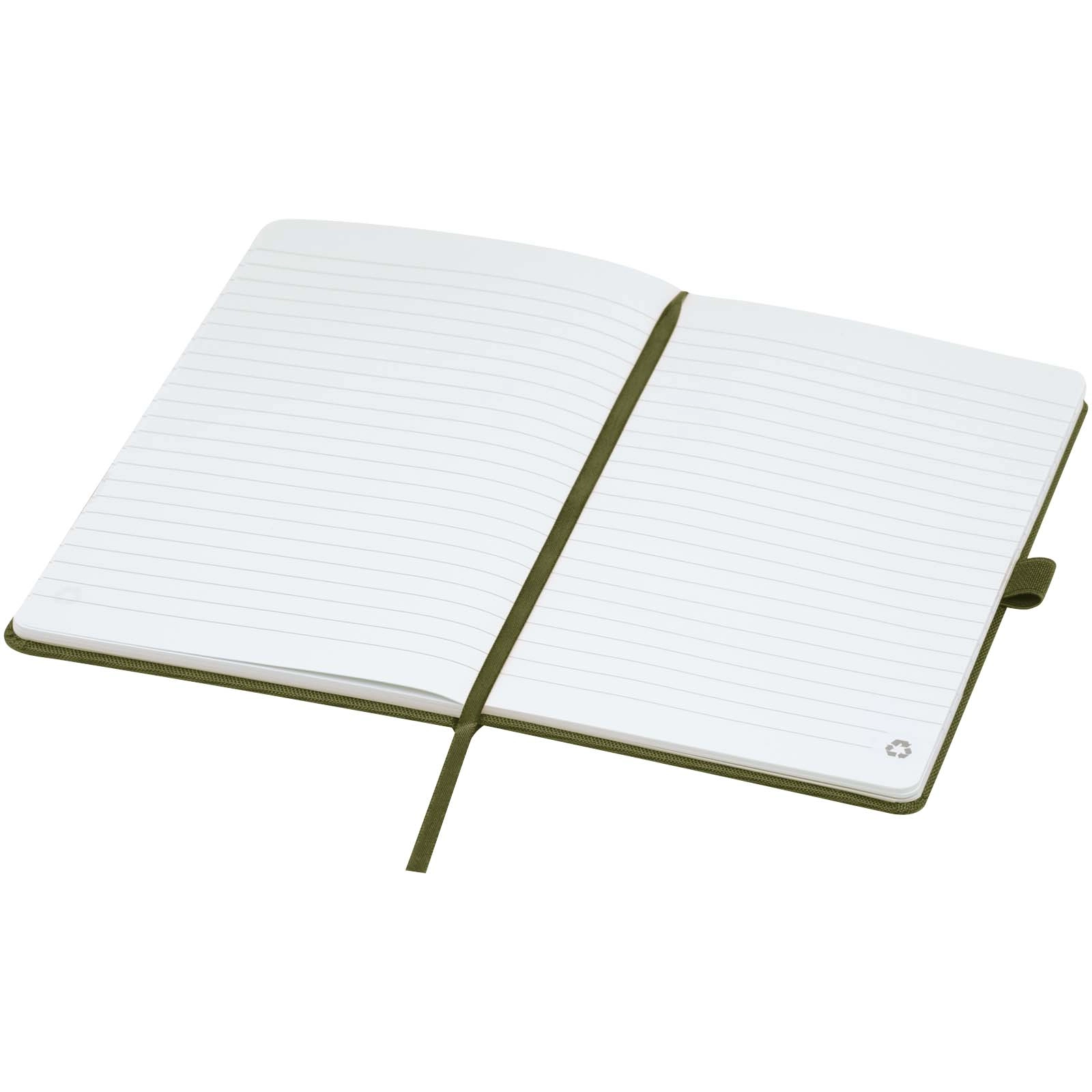 Immagine Blocco note A5 in carta riciclata con cover in PET riciclato Honua