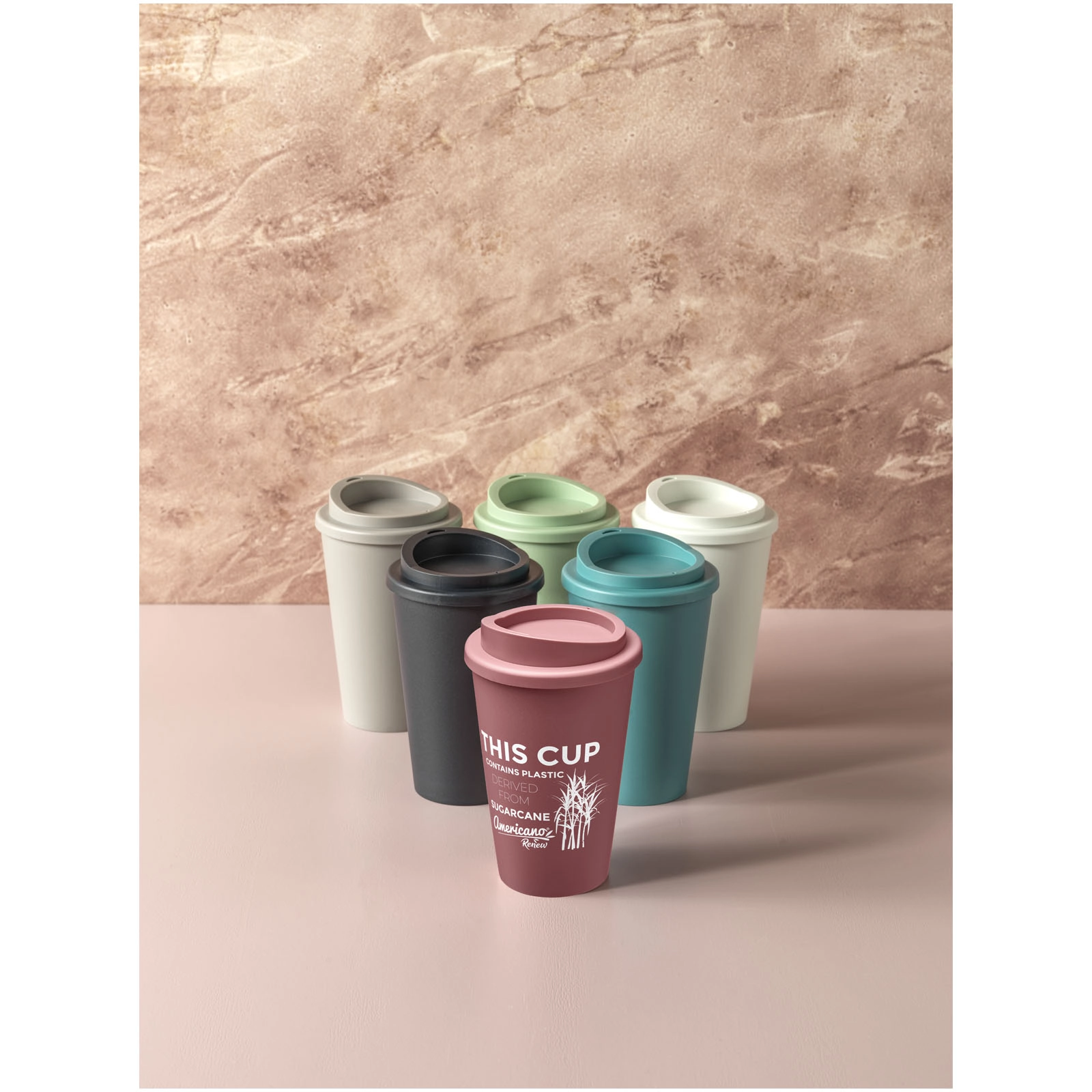 Immagine Bicchiere termico riciclato Americano®--Renew da 350 ml
