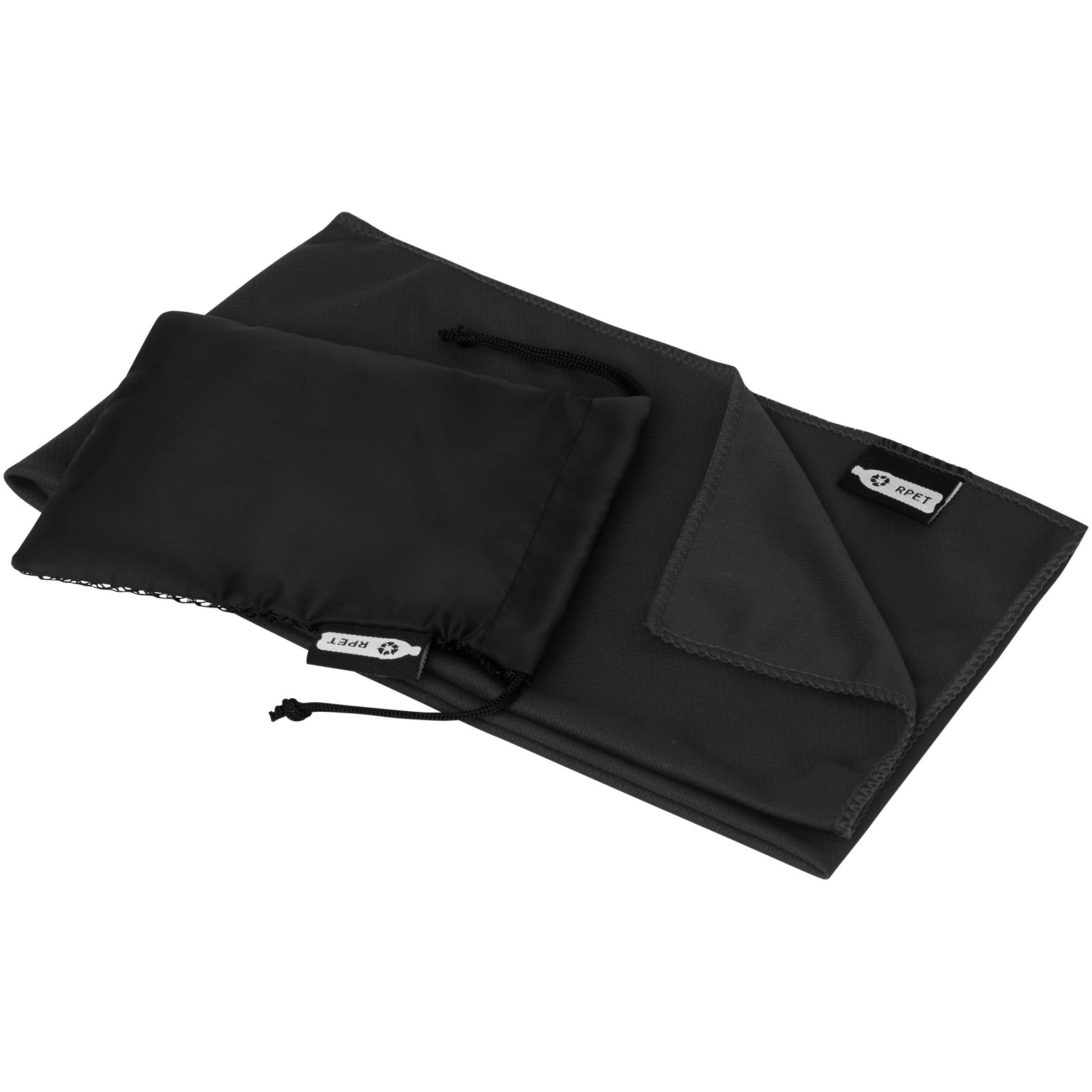 Immagine Asciugamano sportivo Raquel di raffreddamento in PET riciclato con pouch 80 x 30 cm