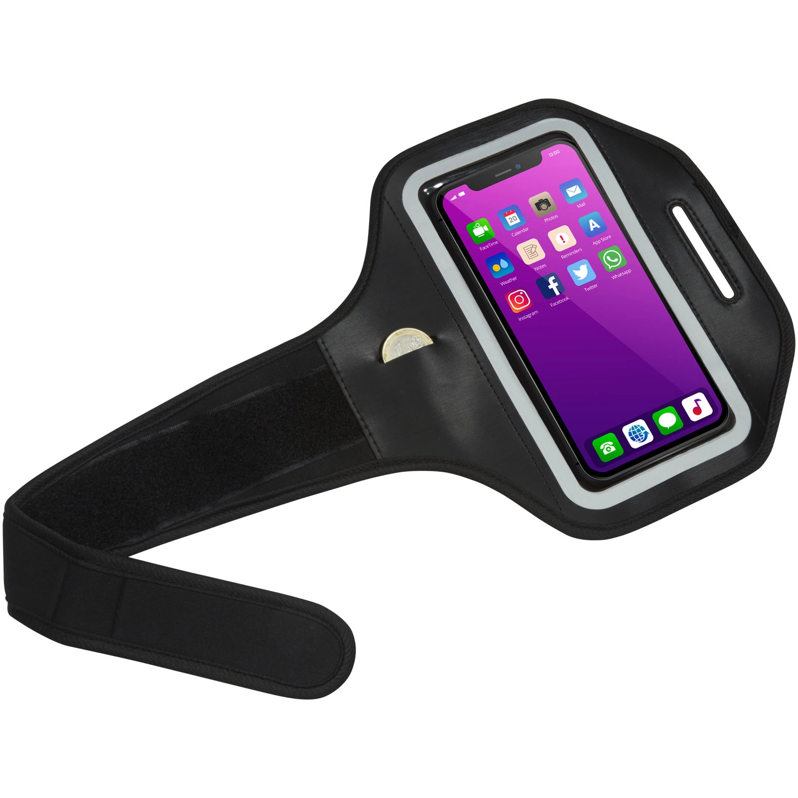Immagine Bracciale Haile per smartphone riflettente con cover trasparente