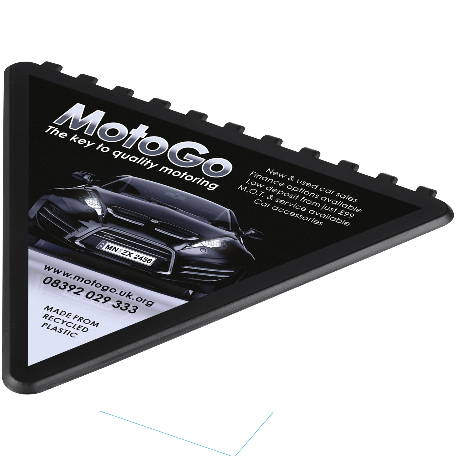 Immagine Raschia ghiaccio triangolare Frosty in plastica riciclata