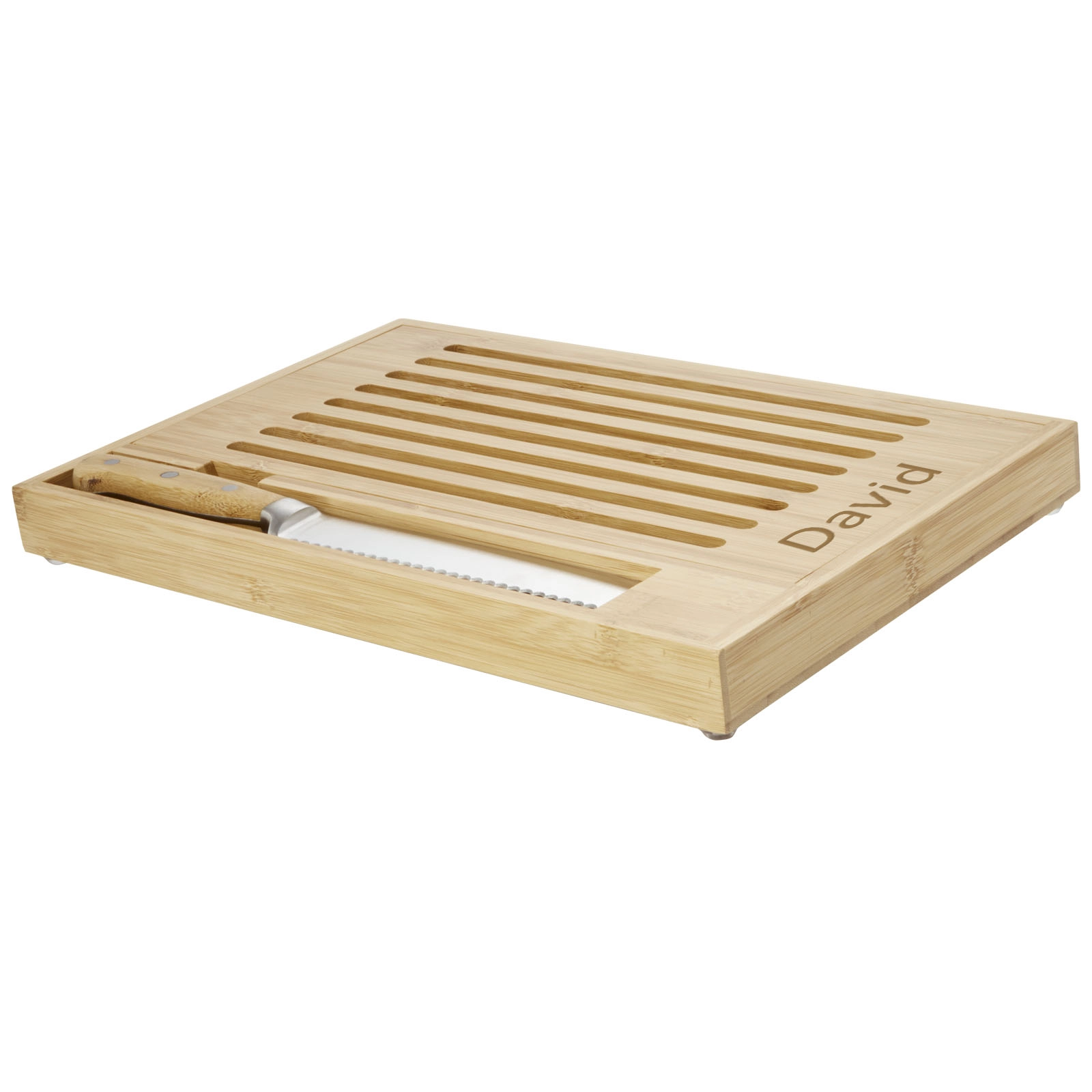 Immagine Tagliere in bambù con coltello Pao