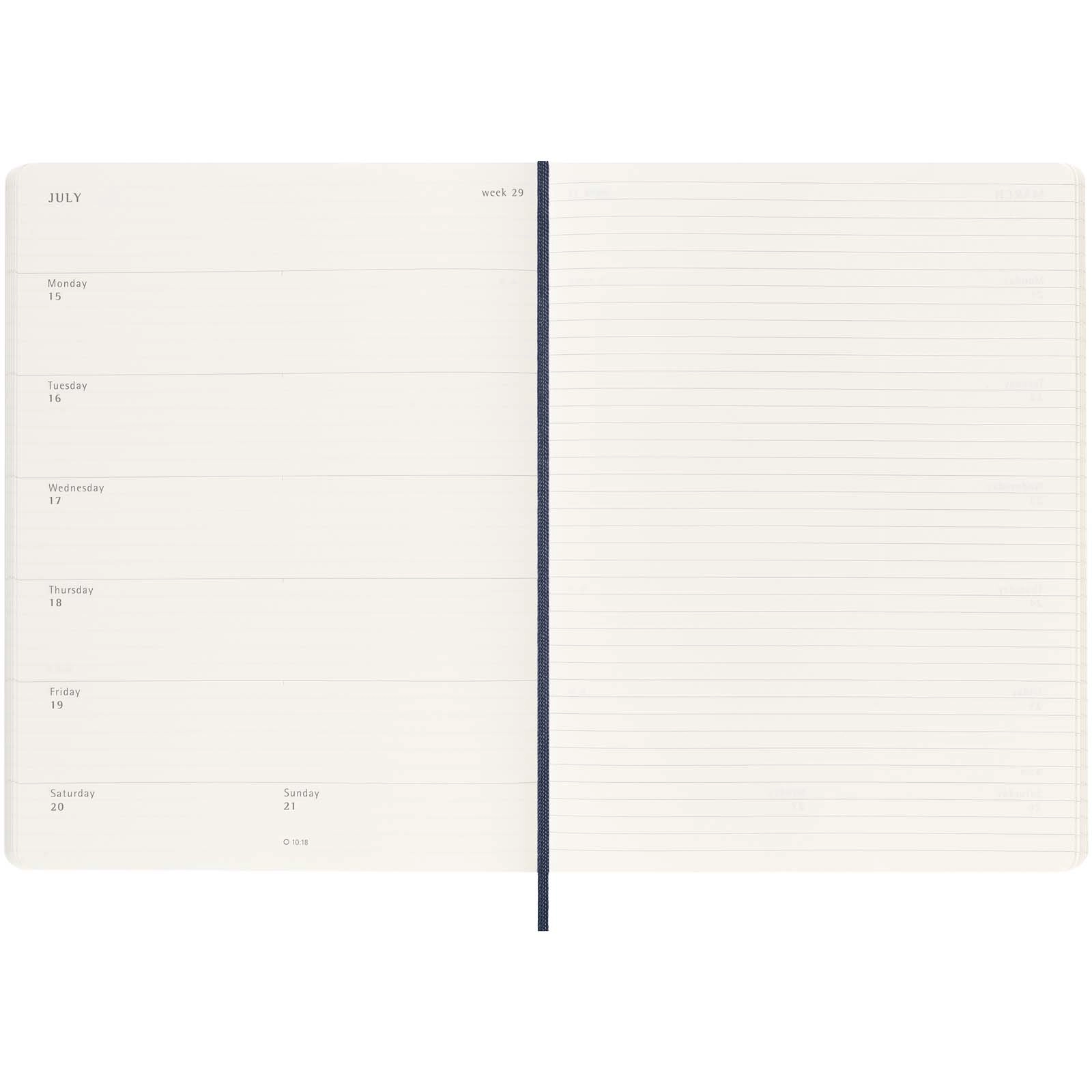 Immagine Blocco note 12 mesi formato XL con copertina morbida Moleskine