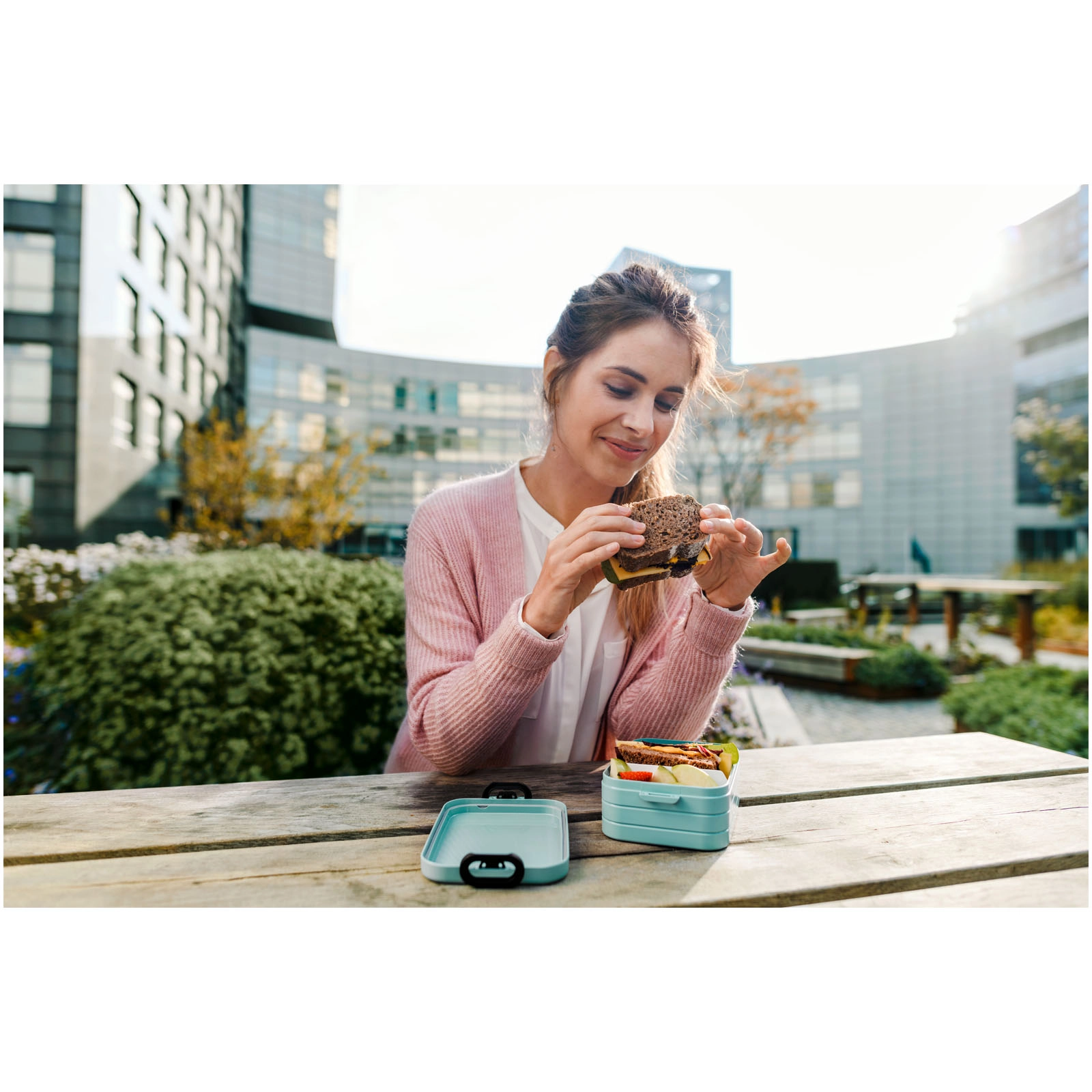 Immagine Mepal contenitore portapranzo a settori Take-a-break