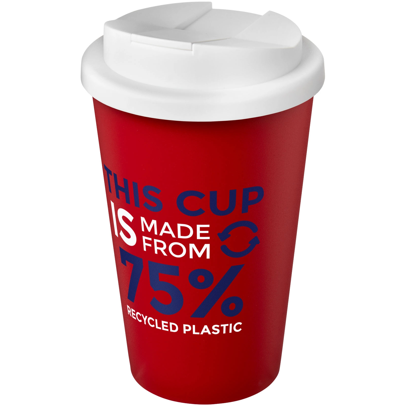 Immagine Tazza Americano® Eco da 350 ml in materiale riciclato e con coperchio ermetico
