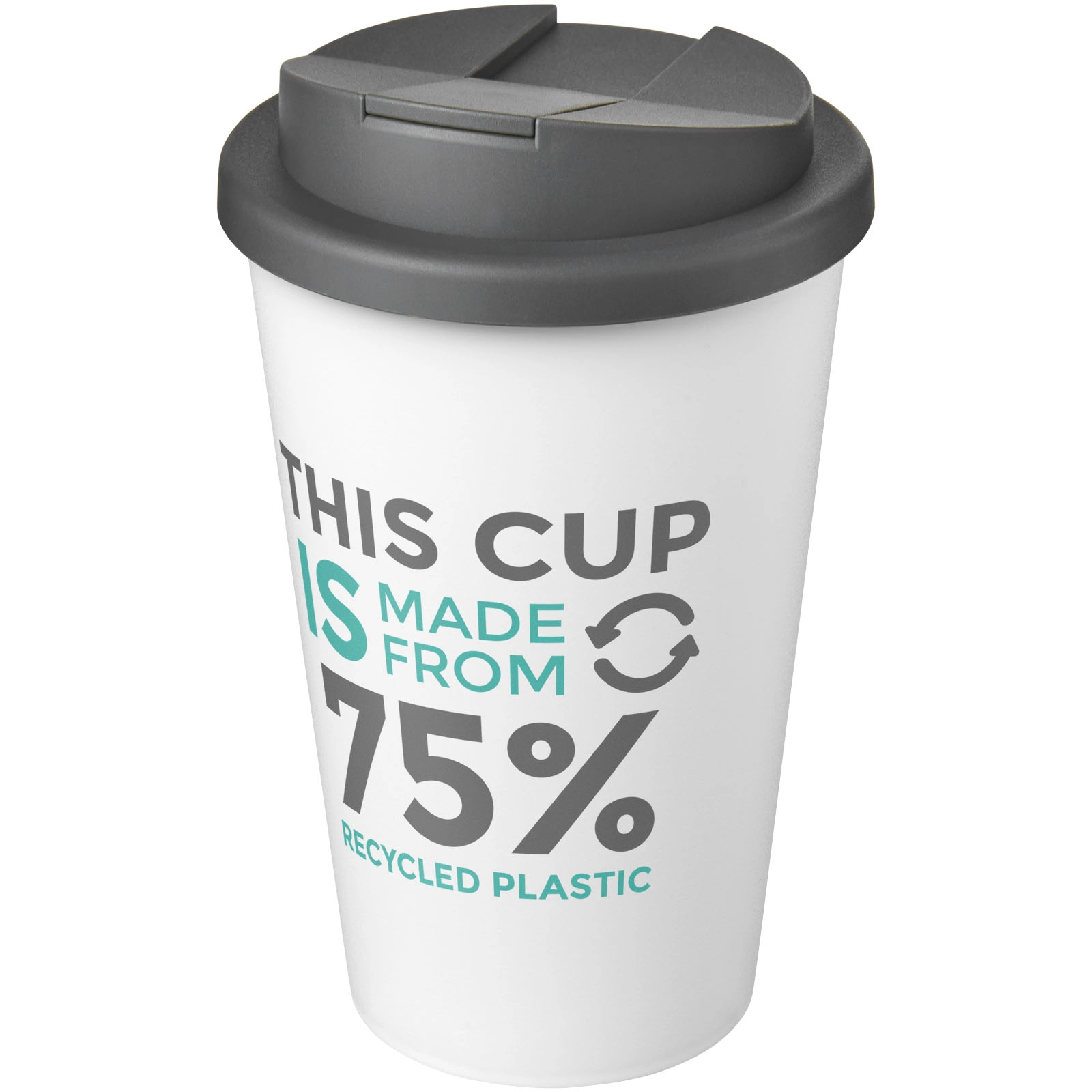 Immagine Tazza Americano® Eco da 350 ml in materiale riciclato e con coperchio ermetico