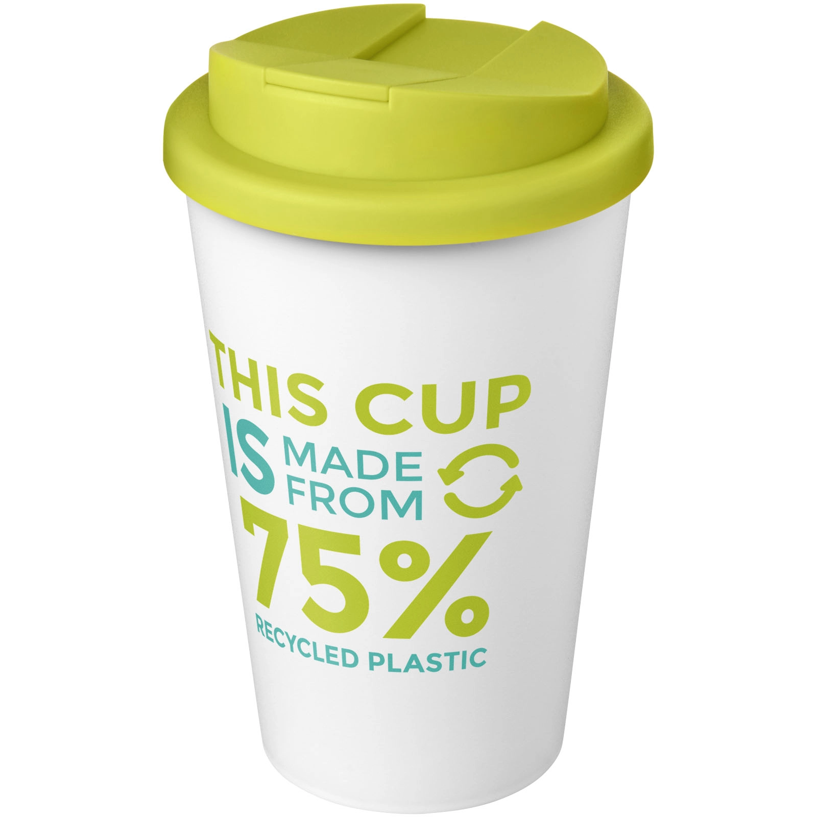 Immagine Tazza Americano® Eco da 350 ml in materiale riciclato e con coperchio ermetico