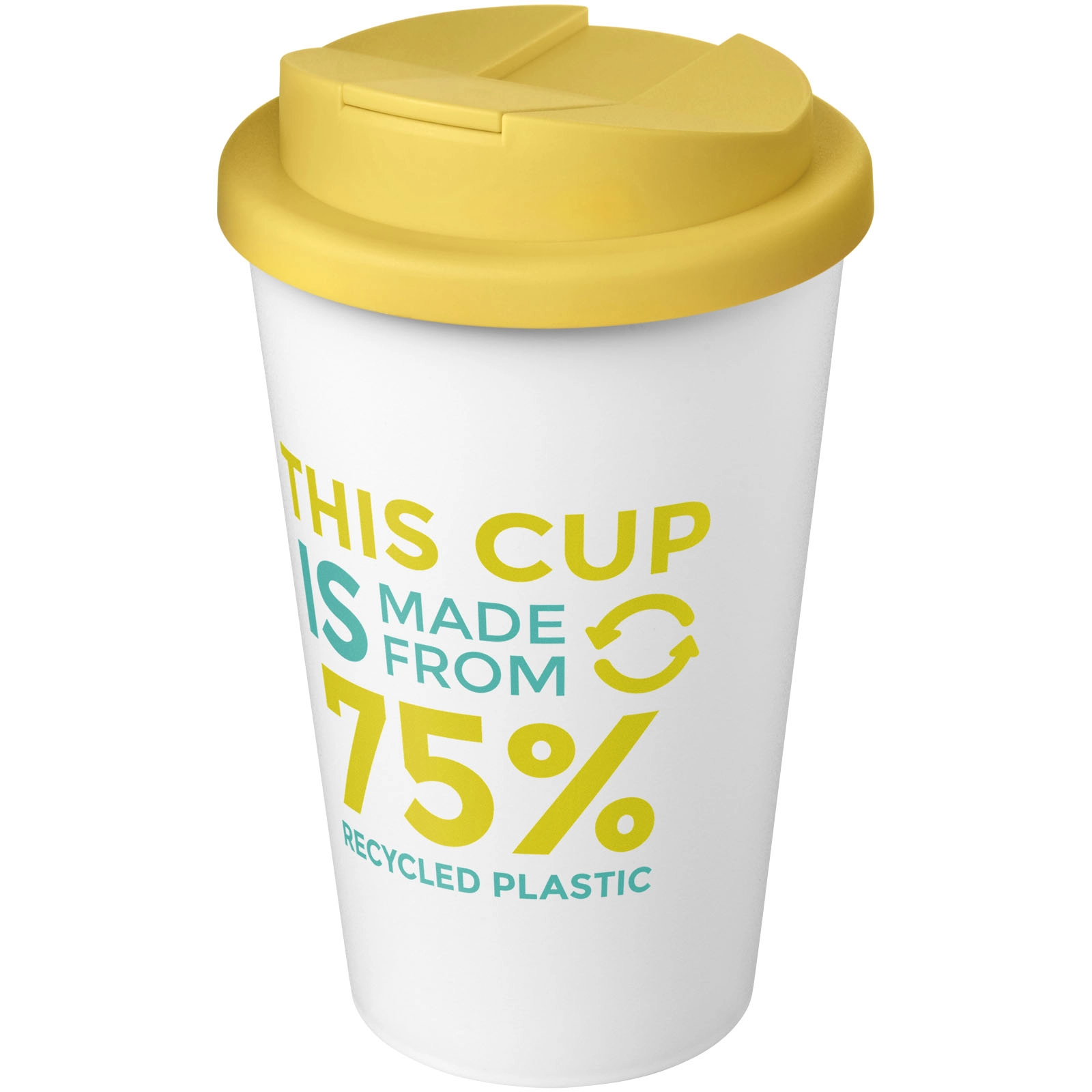 Immagine Tazza Americano® Eco da 350 ml in materiale riciclato e con coperchio ermetico