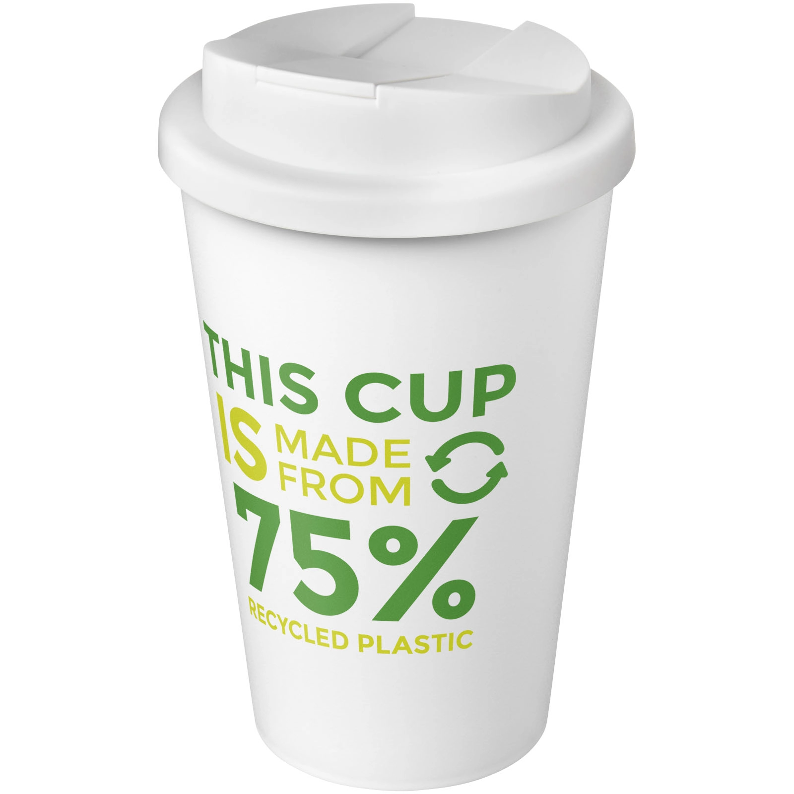 Immagine Tazza Americano® Eco da 350 ml in materiale riciclato e con coperchio ermetico