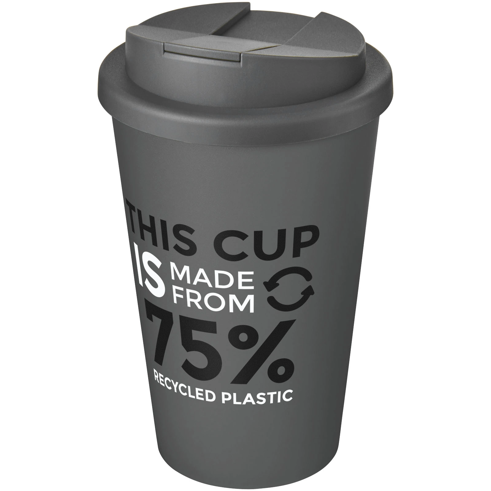 Immagine Tazza Americano® Eco da 350 ml in materiale riciclato e con coperchio ermetico