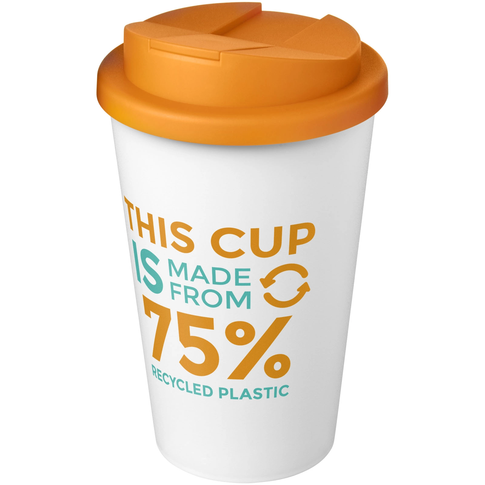 Immagine Tazza Americano® Eco da 350 ml in materiale riciclato e con coperchio ermetico