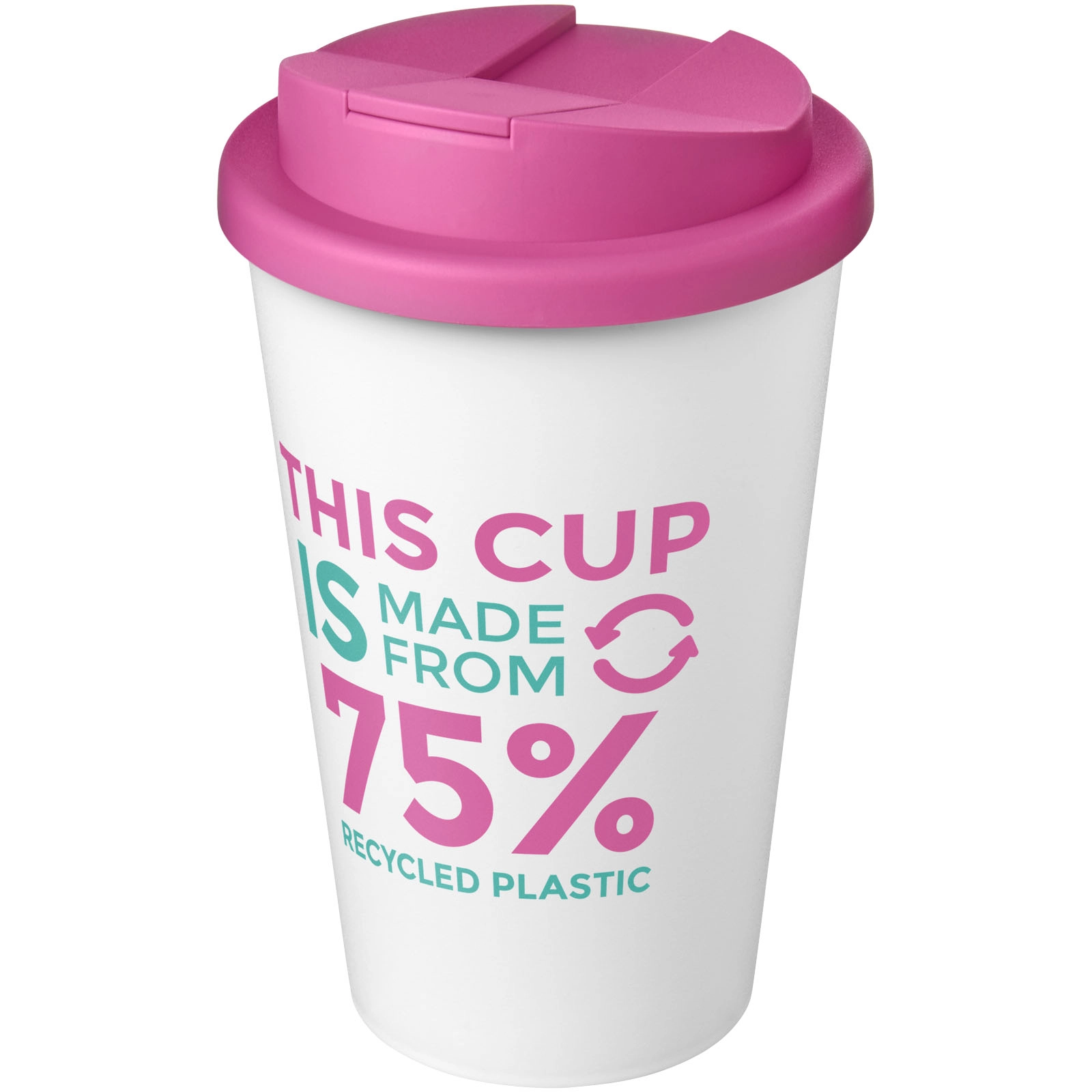 Immagine Tazza Americano® Eco da 350 ml in materiale riciclato e con coperchio ermetico