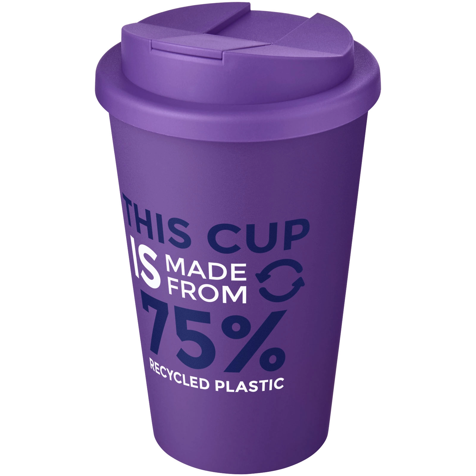 Immagine Tazza Americano® Eco da 350 ml in materiale riciclato e con coperchio ermetico