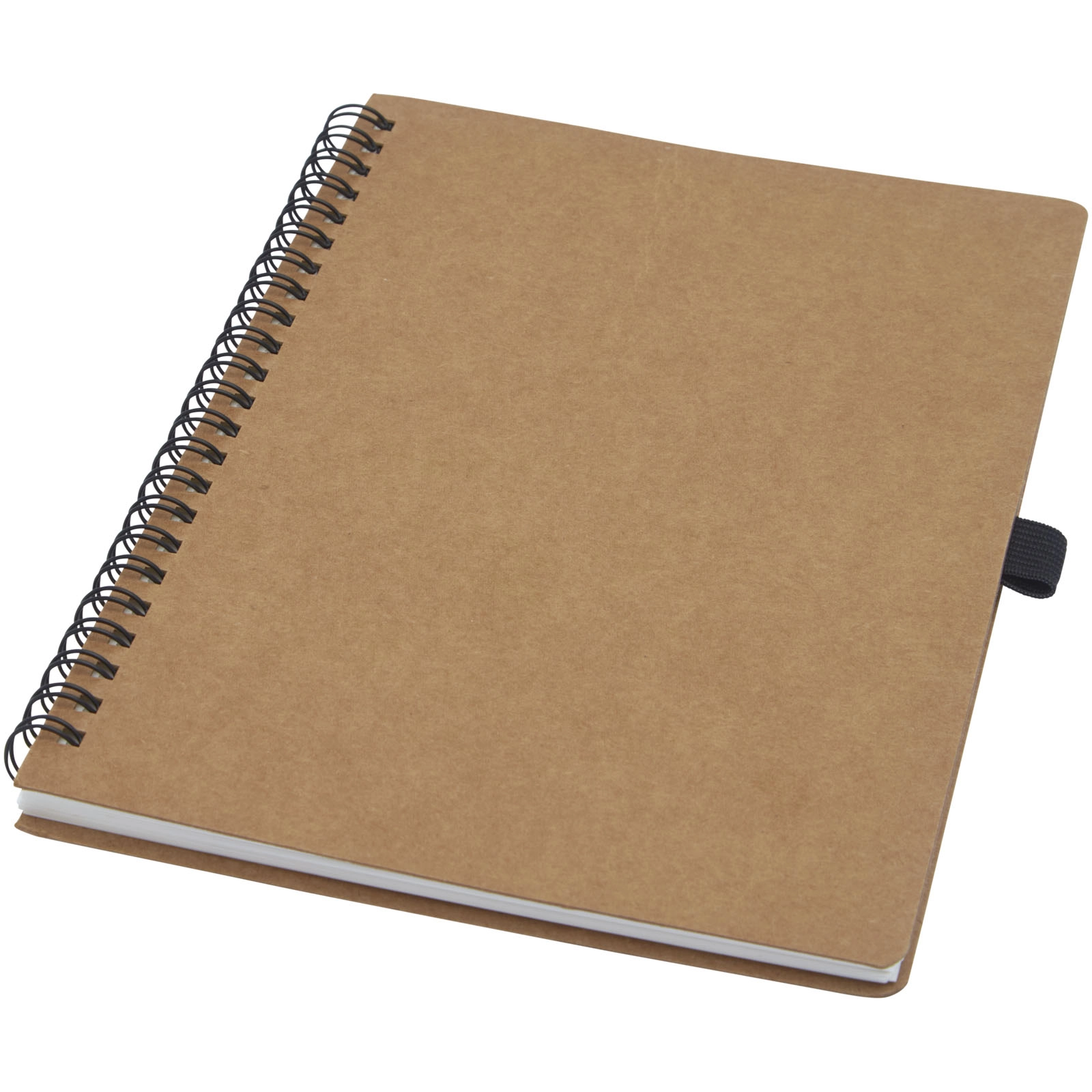 Immagine Quaderno Cobble formato A5 con rilegatura a spirale in cartone riciclato e carta di pietra