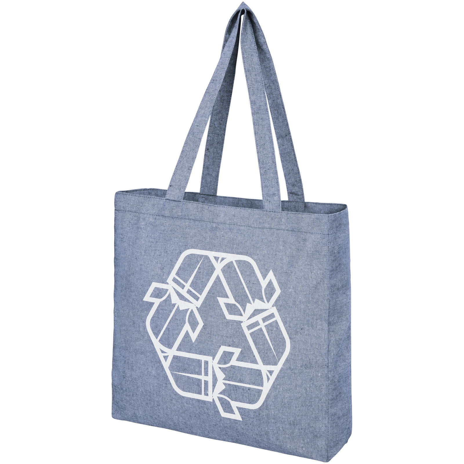 Immagine Tote bag con fondo ampio in tessuto riciclato 210 g/m² Pheebs - 13L
