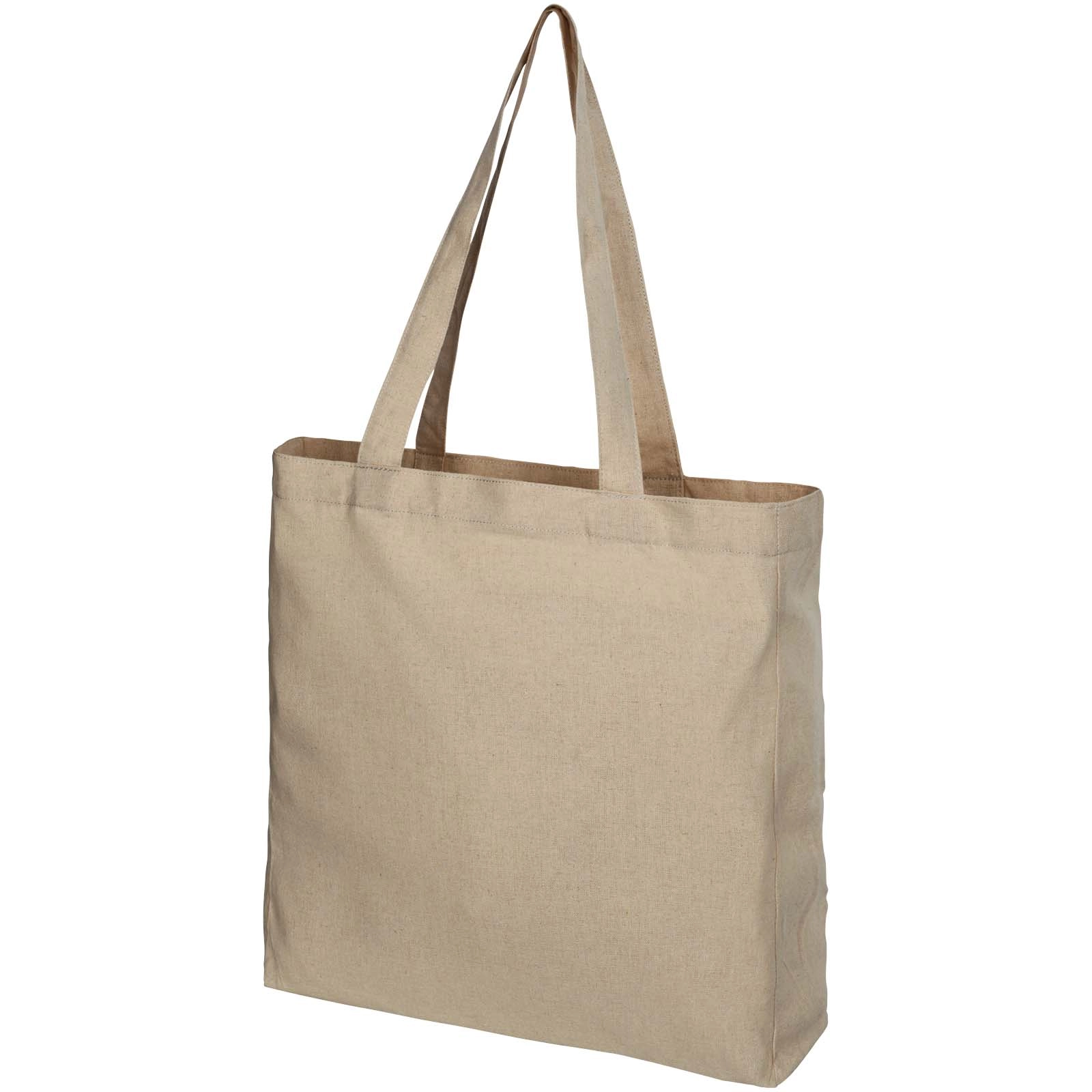 Immagine Tote bag con fondo ampio in tessuto riciclato 210 g/m² Pheebs - 13L