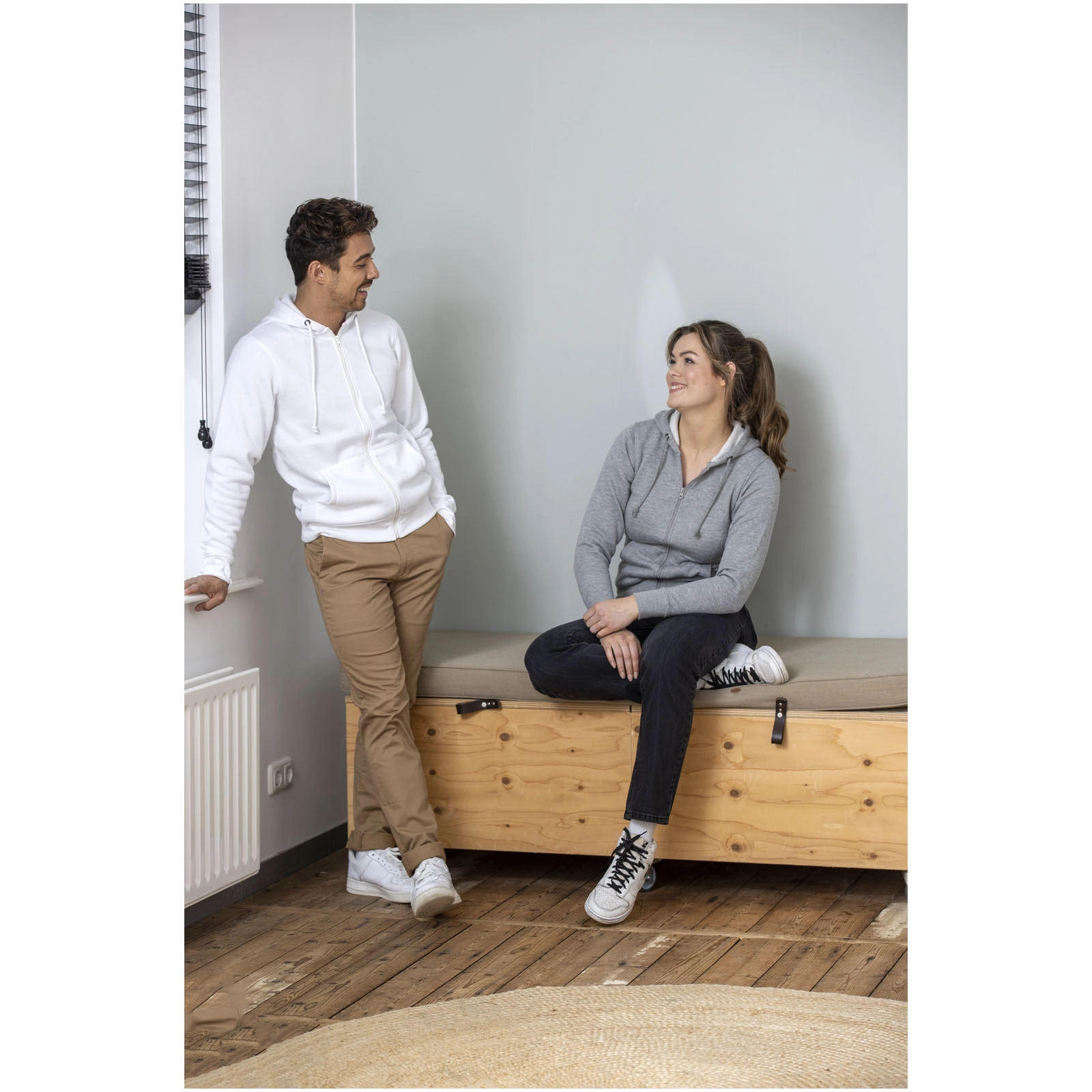 Immagine Felpa Theron con cappuccio full zip da uomo